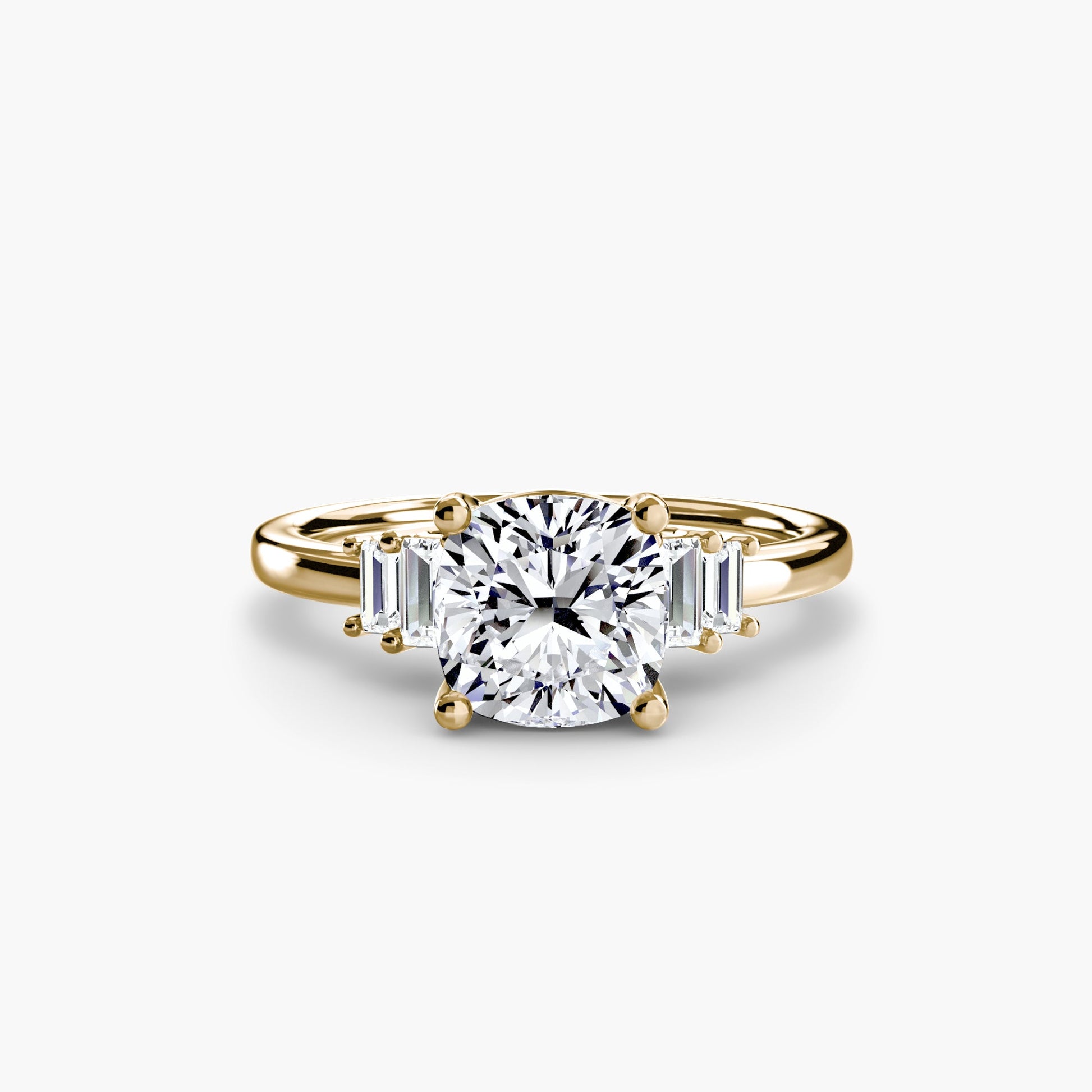 Baguette Accent Solitaire - Prestige Stones