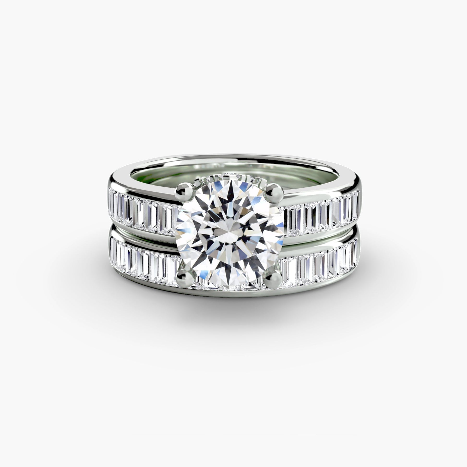 Baguette Channel Solitaire - Prestige Stones