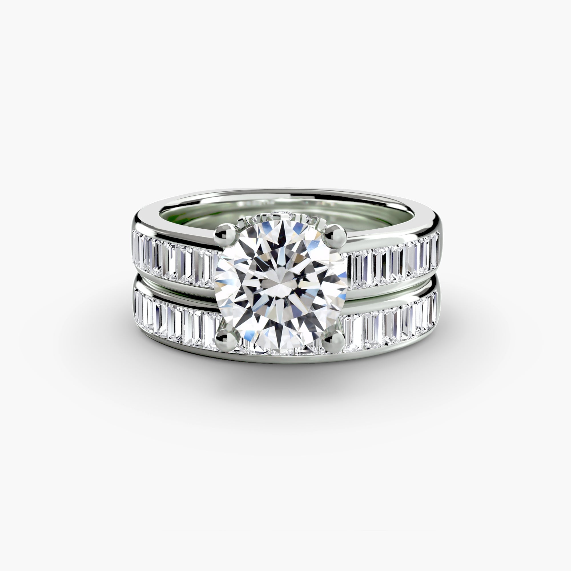 Baguette Channel Solitaire - Prestige Stones