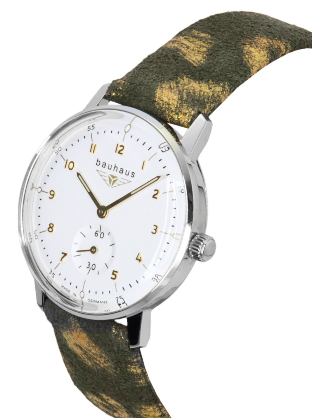 Bauhaus Classic Leather Strap White Dial Quartz 20371 Women's Watch - Prestige Stones