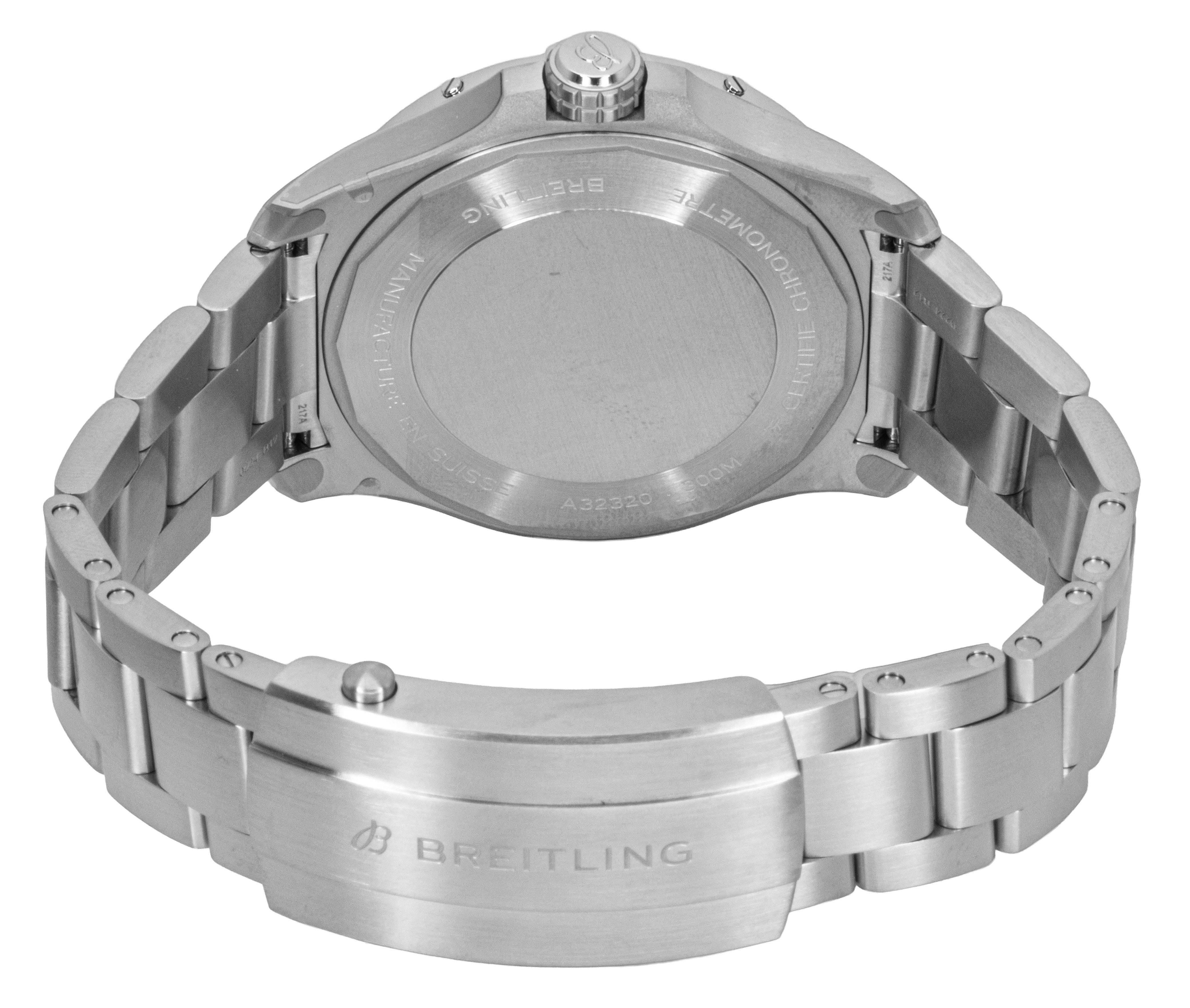 Breitling Avenger GMT Stainless Steel Blue Dial Automatic Diver's A32320101C1A1 300M Men's Watch - Prestige Stones