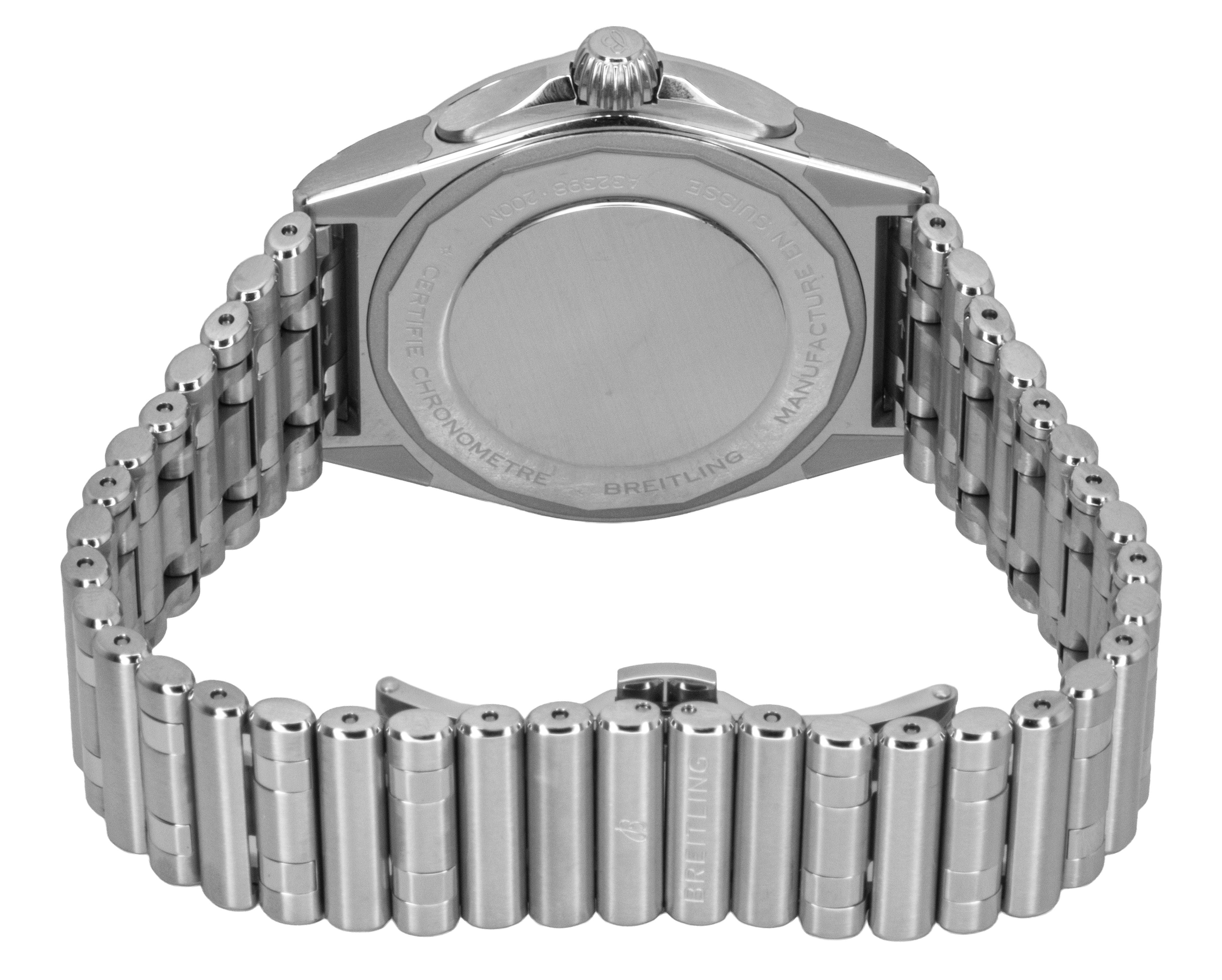 Breitling Chronomat GMT Stainless Steel Black Dial Automatic Diver's A32398101B1A1 200M Men's Watch - Prestige Stones