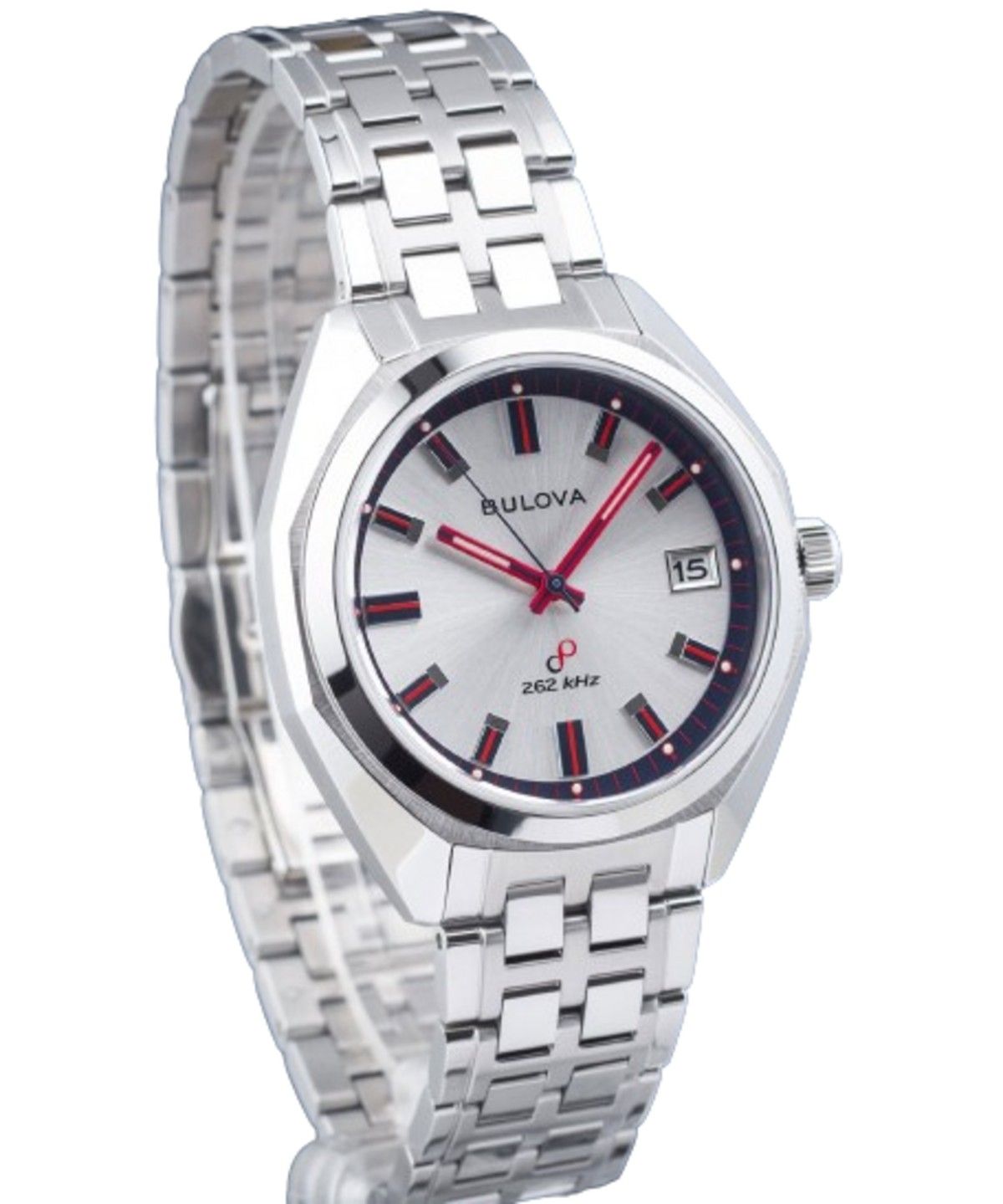 Bulova Classic Jet Star Limited Edition Stainless Steel Silver Dial Quartz 96K112 Men's Watch With Extra Strap - Prestige Stones