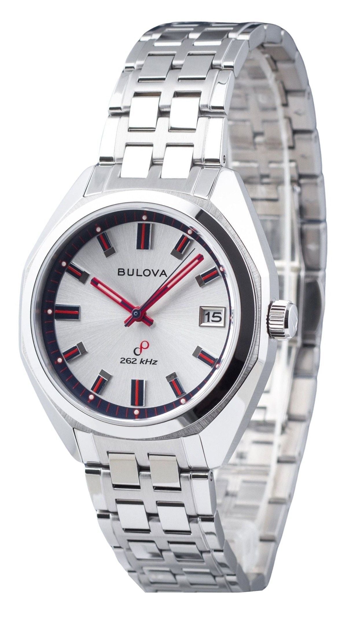Bulova Classic Jet Star Limited Edition Stainless Steel Silver Dial Quartz 96K112 Men's Watch With Extra Strap - Prestige Stones