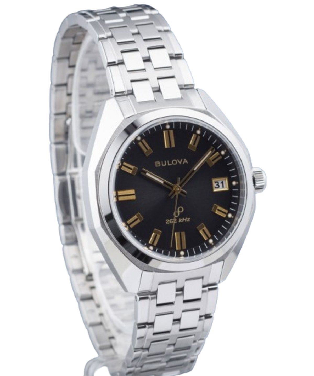 Bulova Classic Precisionist Jet Star Stainless Steel Grey Dial Quartz 96B415 Men's Watch - Prestige Stones