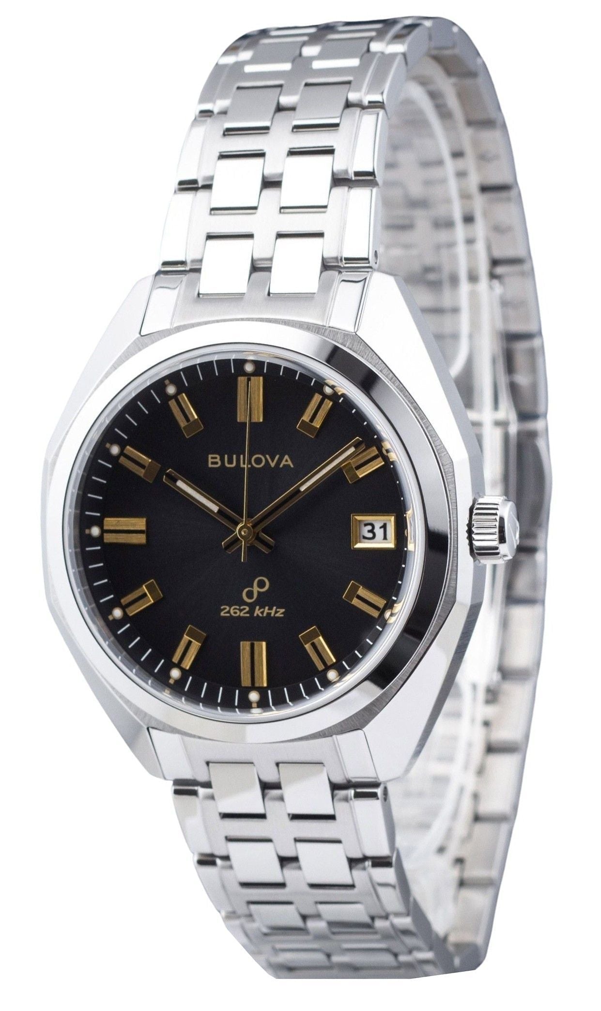 Bulova Classic Precisionist Jet Star Stainless Steel Grey Dial Quartz 96B415 Men's Watch - Prestige Stones