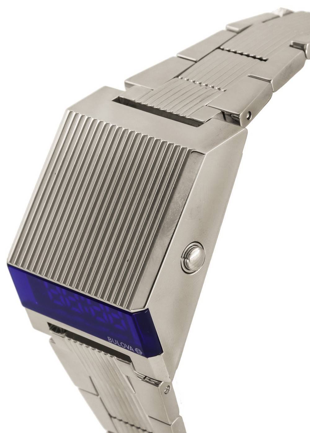 Bulova Computron Archive Series Stainless Steel Blue Dial Quartz 96C139 Men's Watch - Prestige Stones