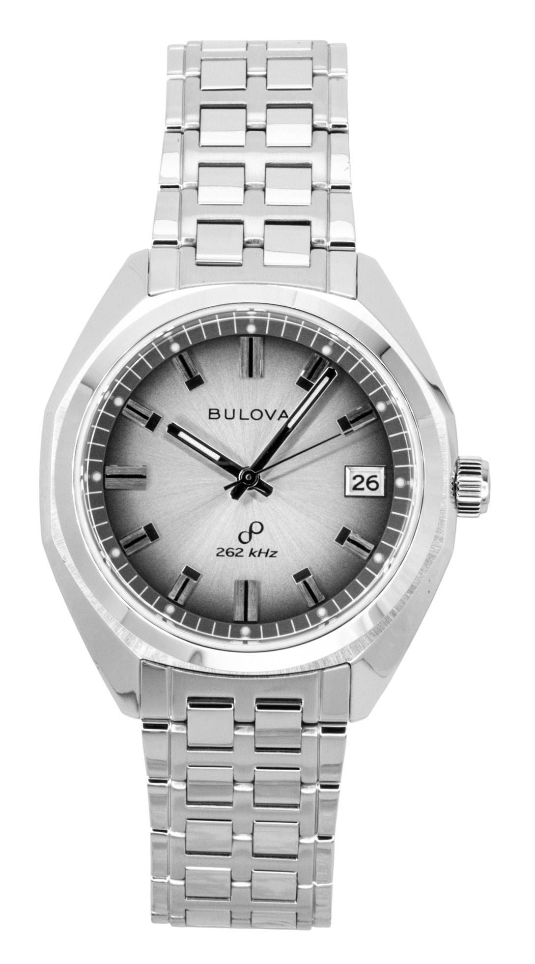 Bulova Jet Star Stainless Steel Grey Dial Quartz 96B472 Men's Watch - Prestige Stones