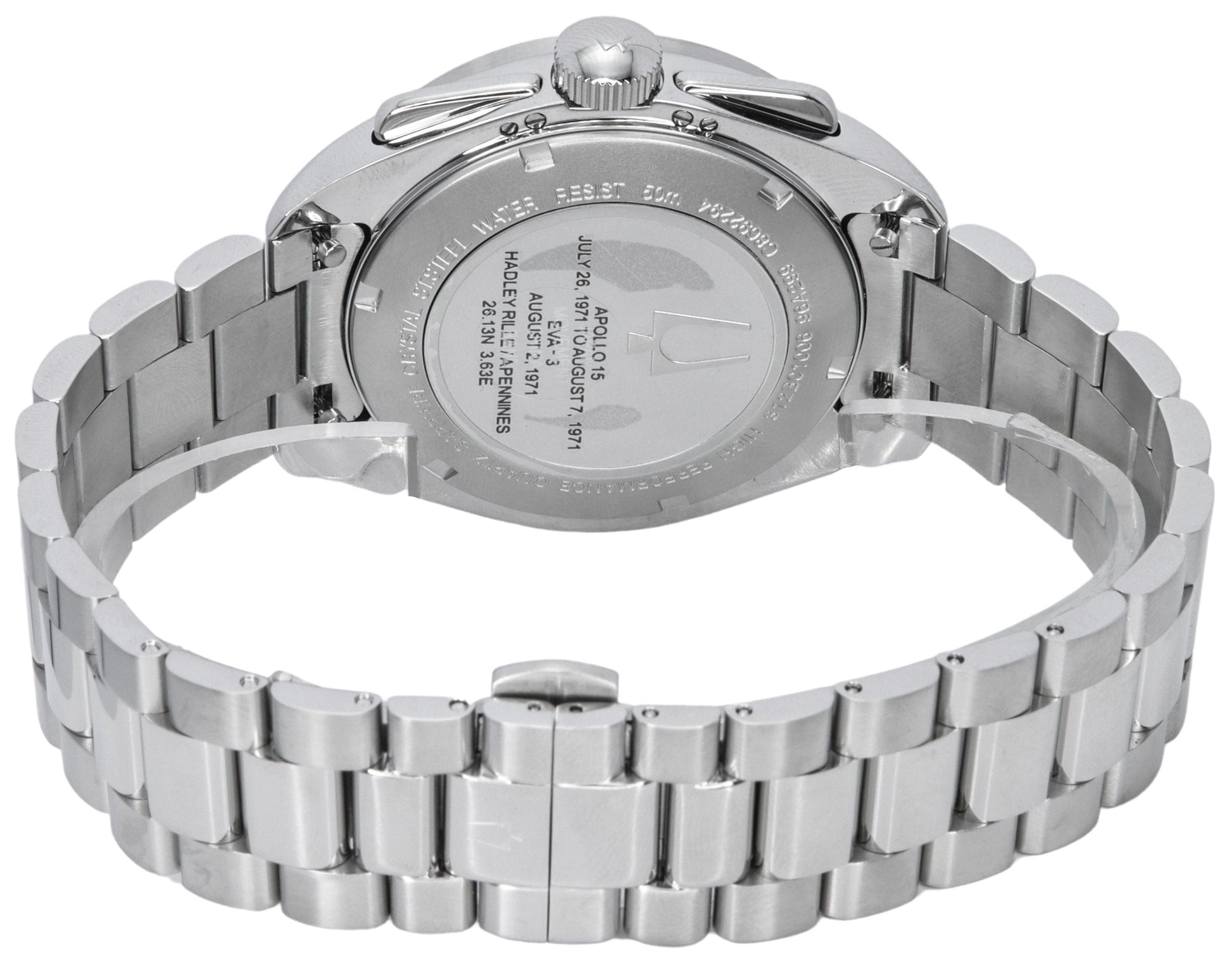 Bulova Lunar Pilot Archive Series Special Edition Chronograph Black Dial Quartz 96K111 Men's Watch With Extra Strap - Prestige Stones