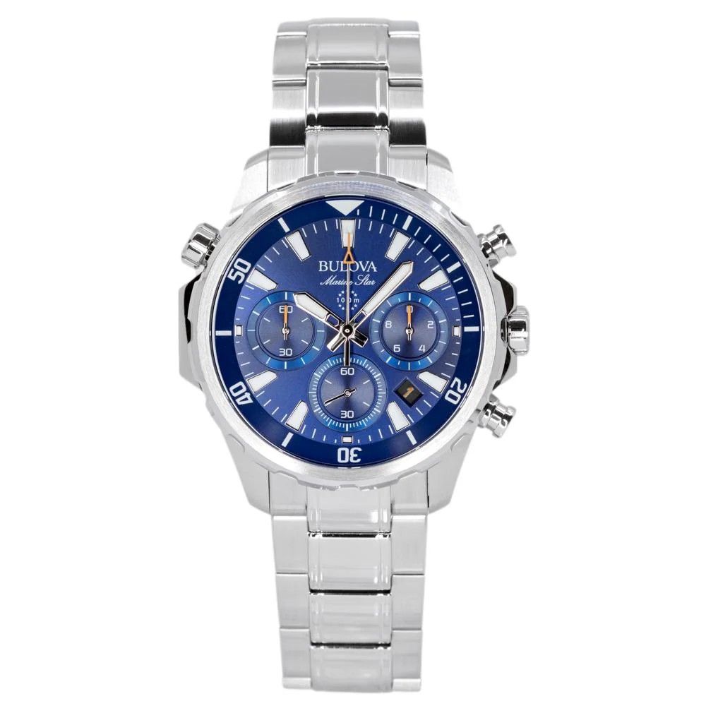 Bulova Marine Star 96B256 Quartz Chronograph Men's Watch - Prestige Stones
