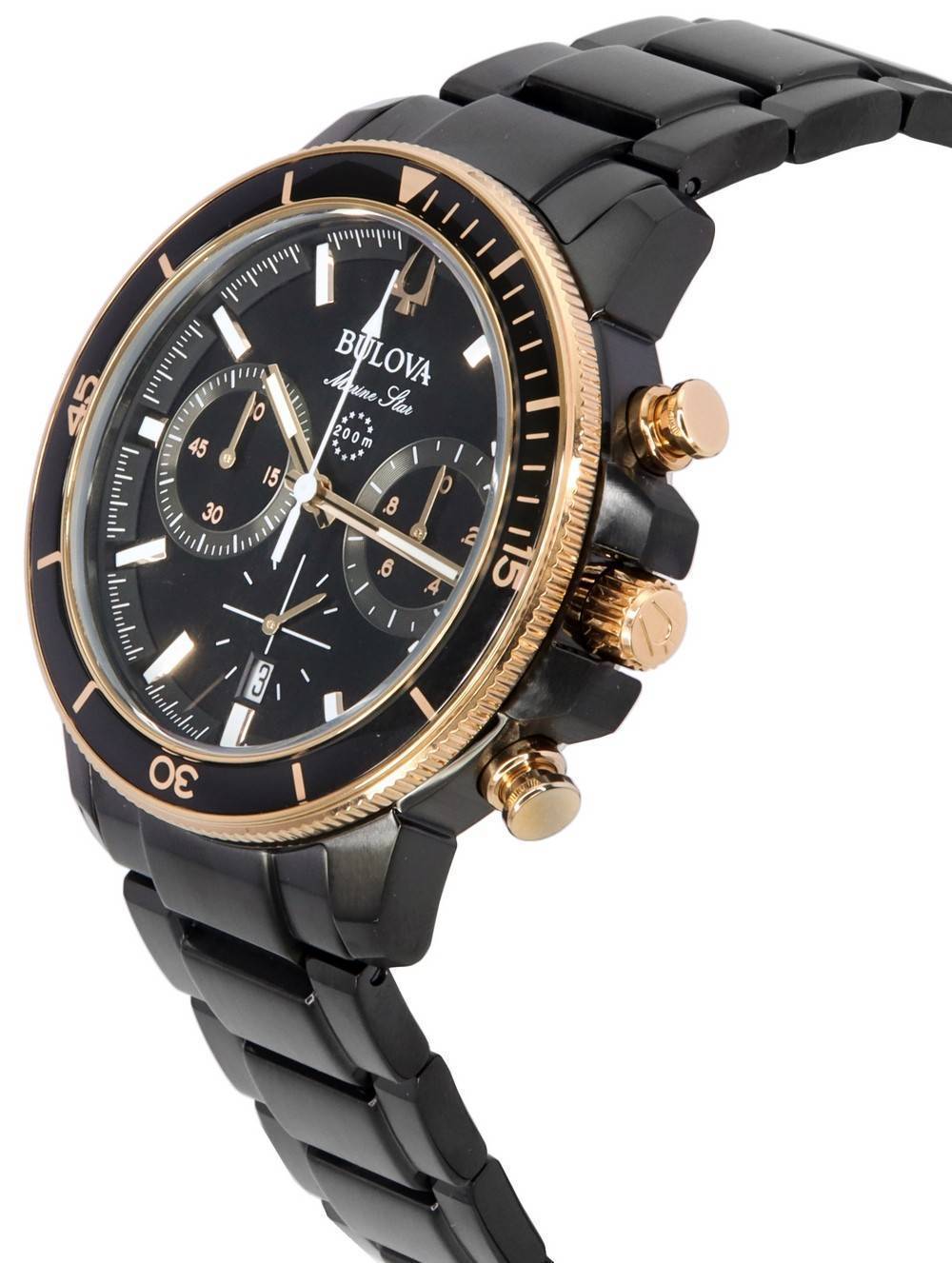 Bulova Marine Star Chronograph Quartz Diver's 98B302 200M Men's Watch - Prestige Stones