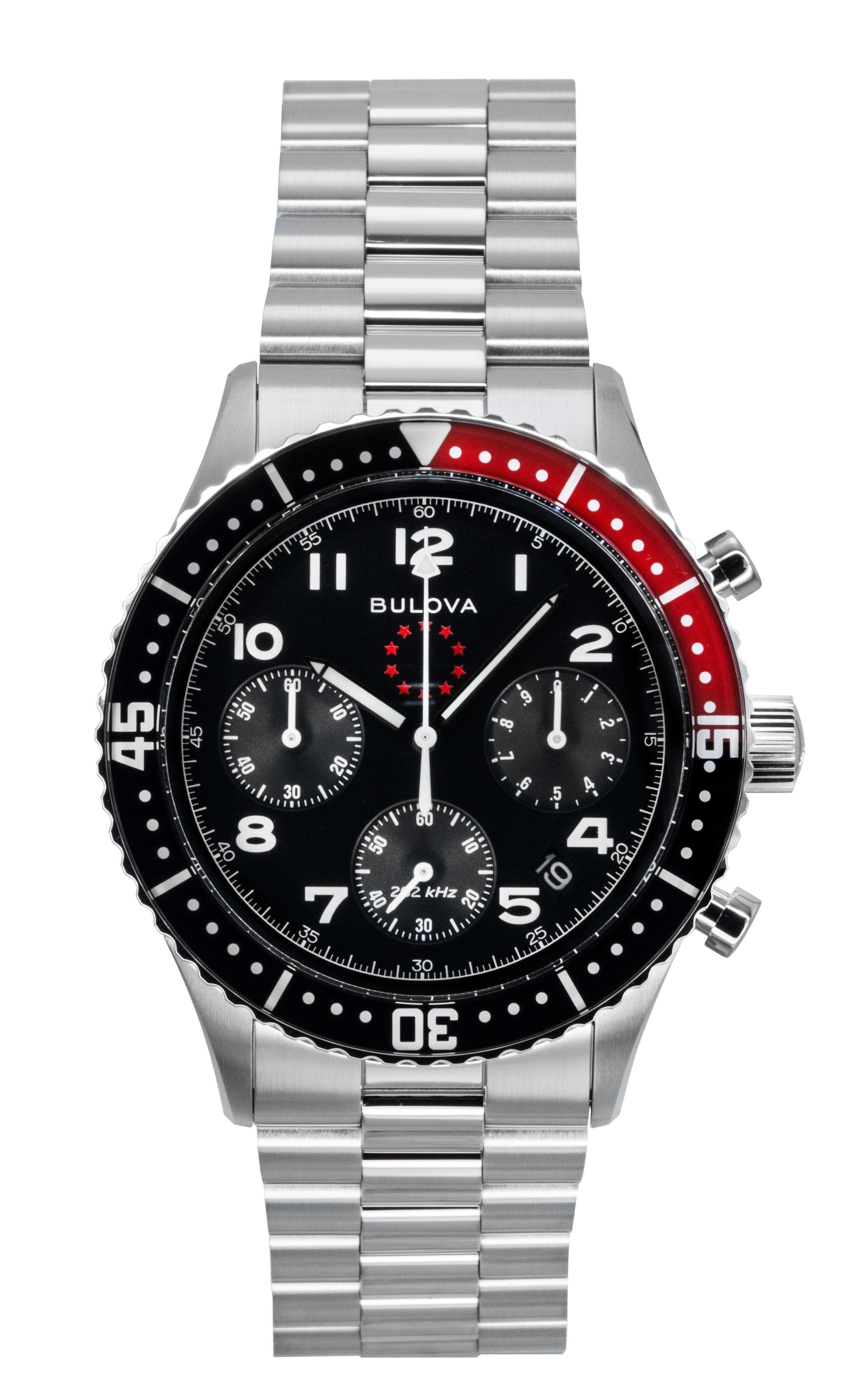 Bulova Marine Star Heritage Special Edition Chronograph Black Dial Quartz Diver's 98B451 200M Men's Watch - Prestige Stones