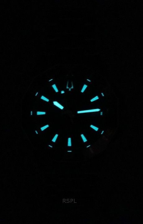 Bulova Marine Star Stainless Steel Black Dial Precisionist Quartz Diver's 96B434 200M Men's Watch - Prestige Stones