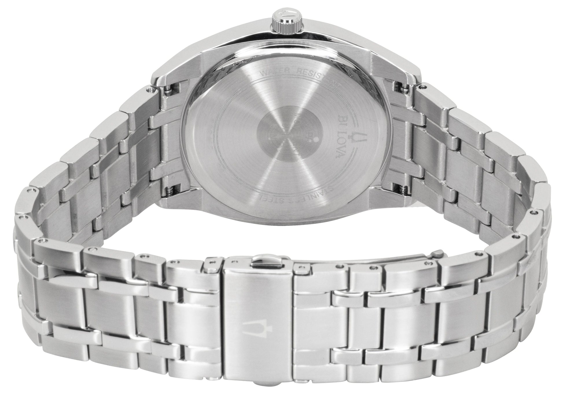 Bulova Surveyor Classic Stainless Steel Blue Dial Quartz 96C125 Men's Watch - Prestige Stones