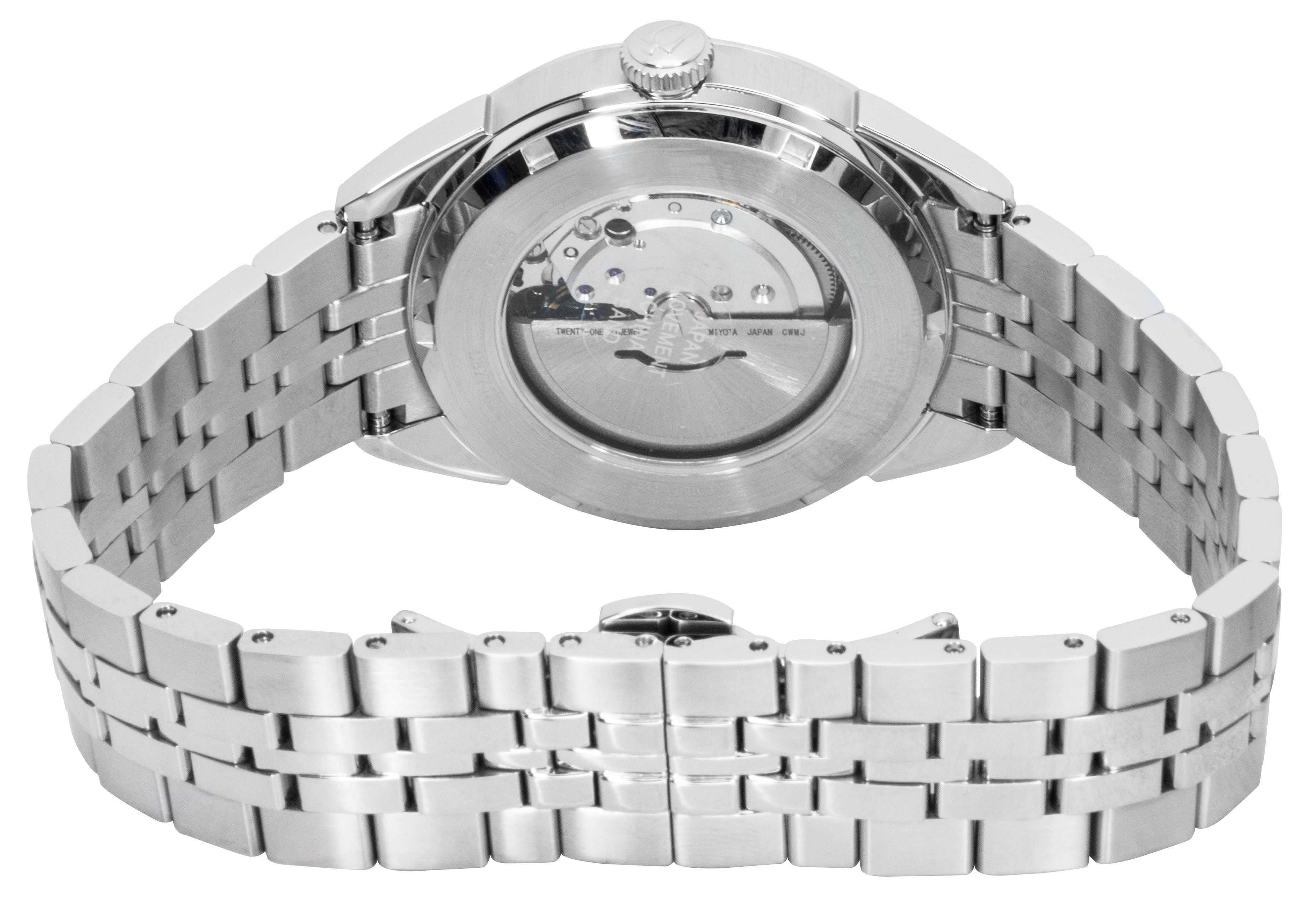Bulova Sutton Stainless Steel Blue Dial Automatic 96B425 Men's Watch - Prestige Stones