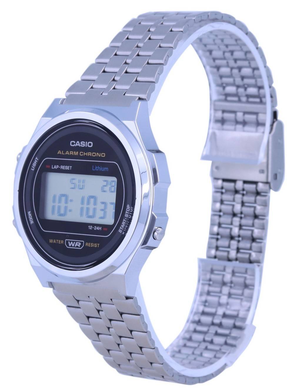 Casio A171 Vintage Stainless Steel Resin Digital A171WE - 1A A171WE - 1 Unisex Watch - Prestige Stones