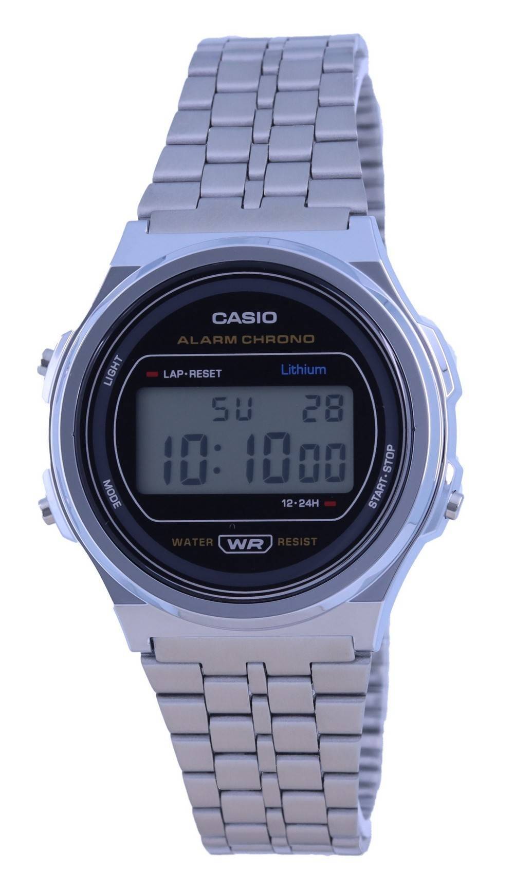 Casio A171 Vintage Stainless Steel Resin Digital A171WE - 1A A171WE - 1 Unisex Watch - Prestige Stones
