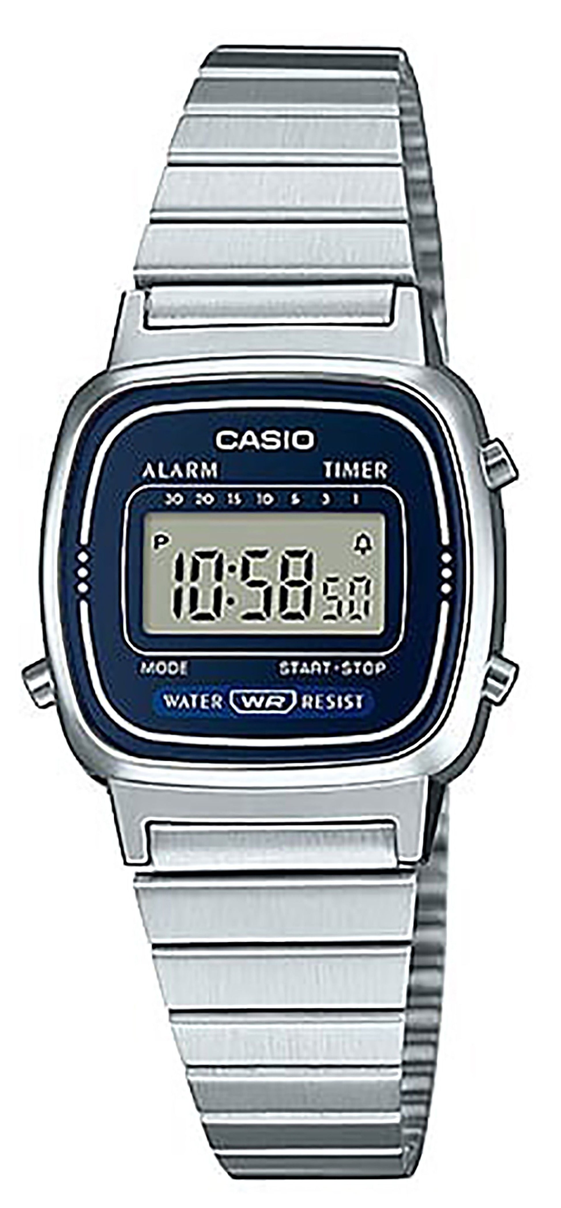 Casio Alarm Digital LA - 670WA - 2D LA670WA - 2D Women's Watch - Prestige Stones