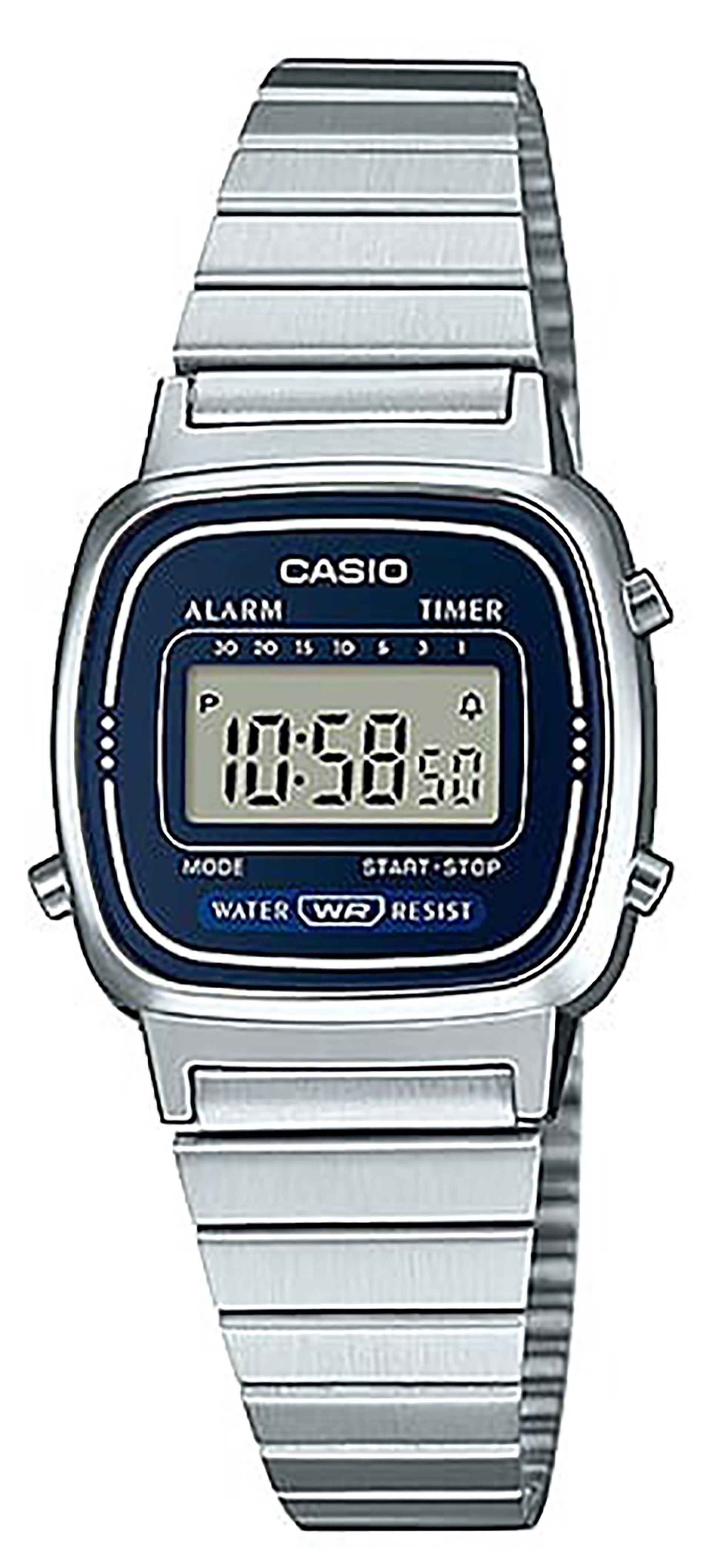 Casio Alarm Digital LA - 670WA - 2D LA670WA - 2D Women's Watch - Prestige Stones