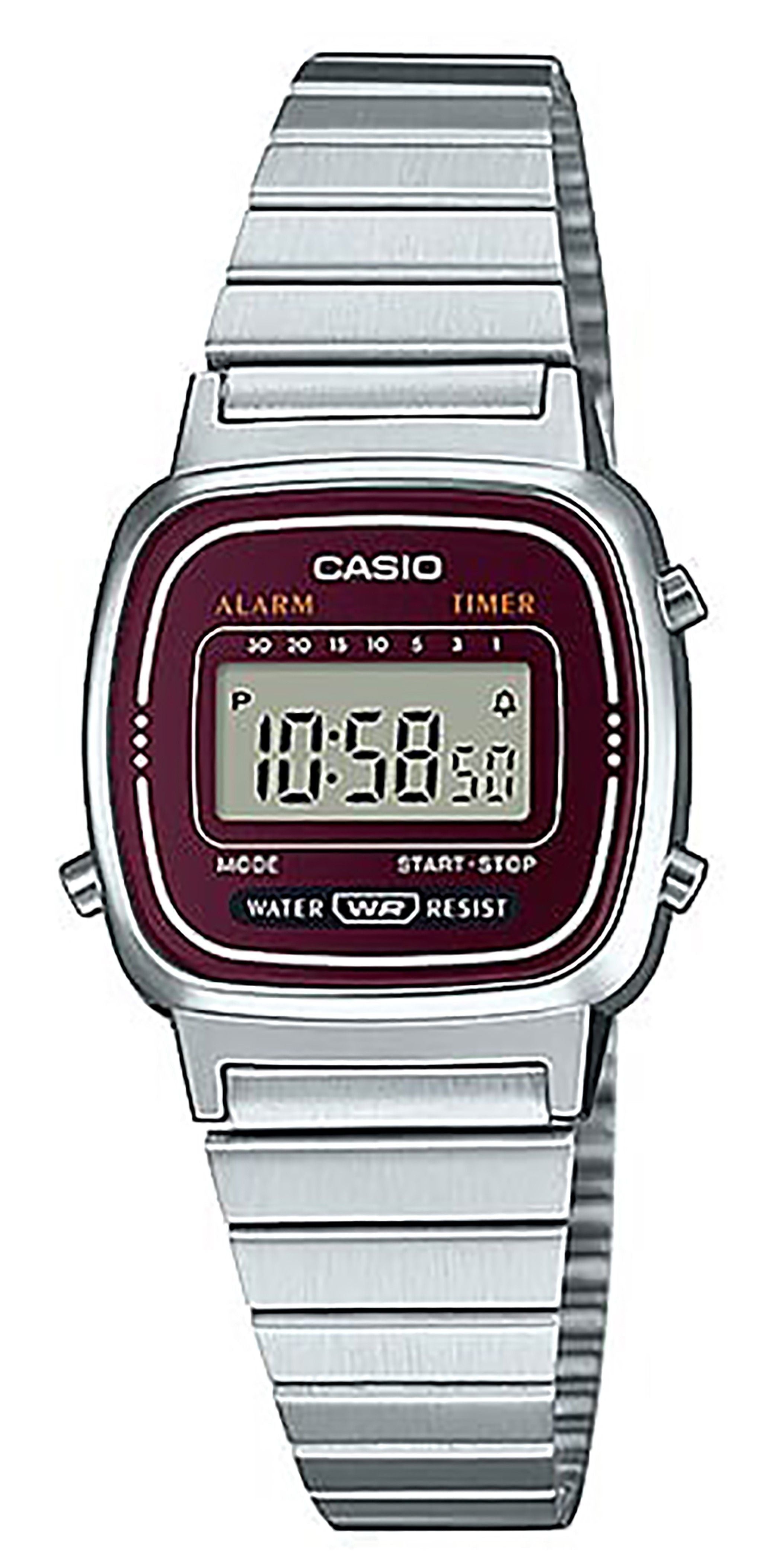 Casio Alarm Digital LA - 670WA - 4D LA670WA - 4D Women's Watch - Prestige Stones