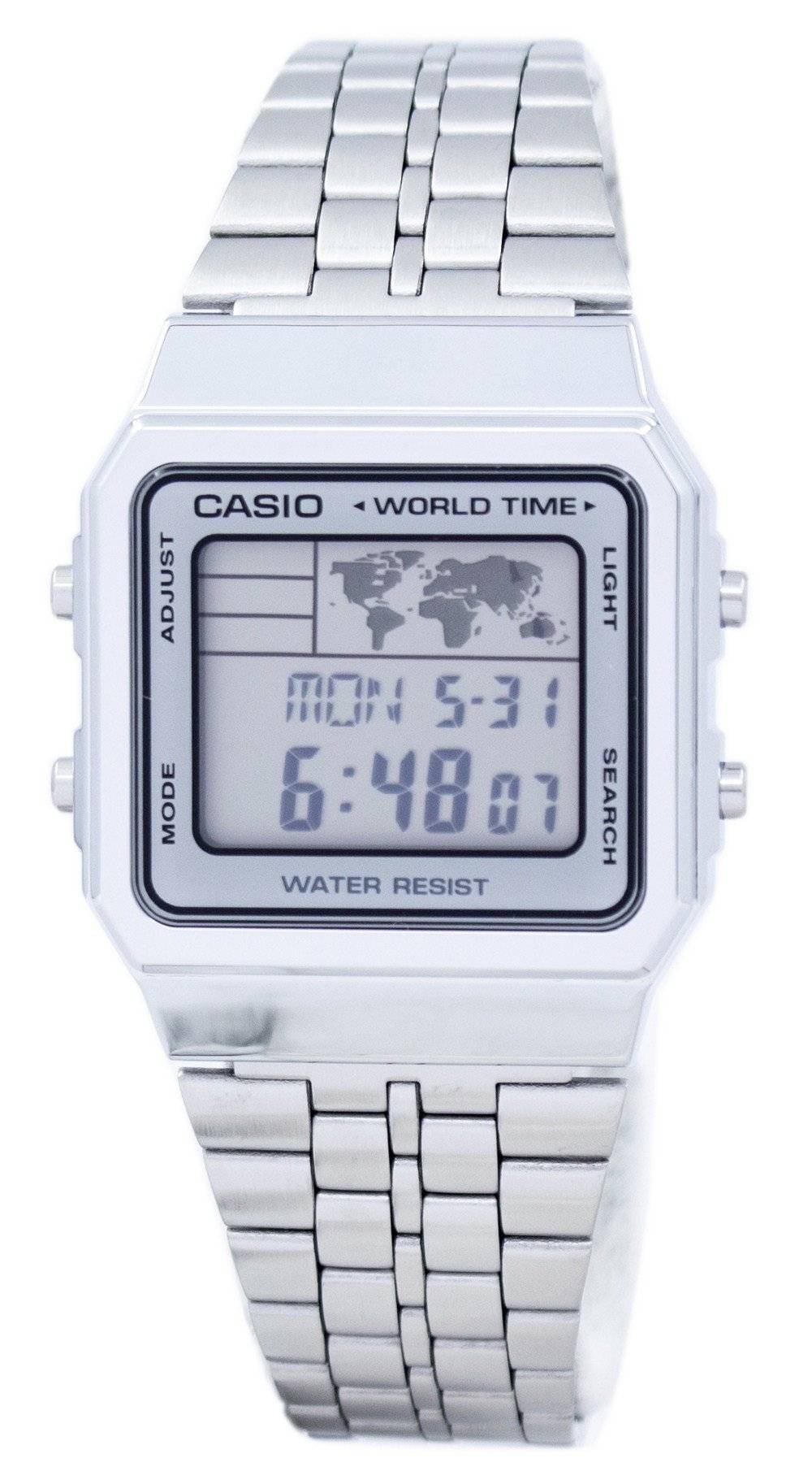 Casio Alarm World Time Digital A500WA - 7DF Men's Watch - Prestige Stones