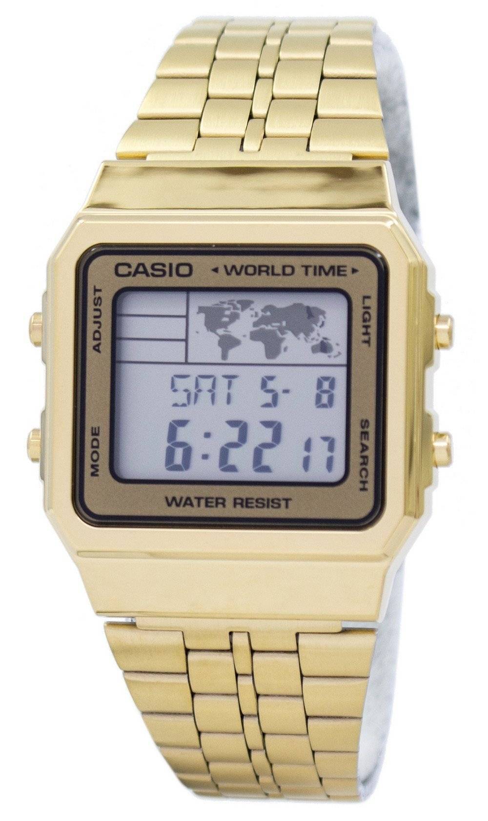 Casio Alarm World Time Digital A500WGA - 9DF Men's Watch - Prestige Stones