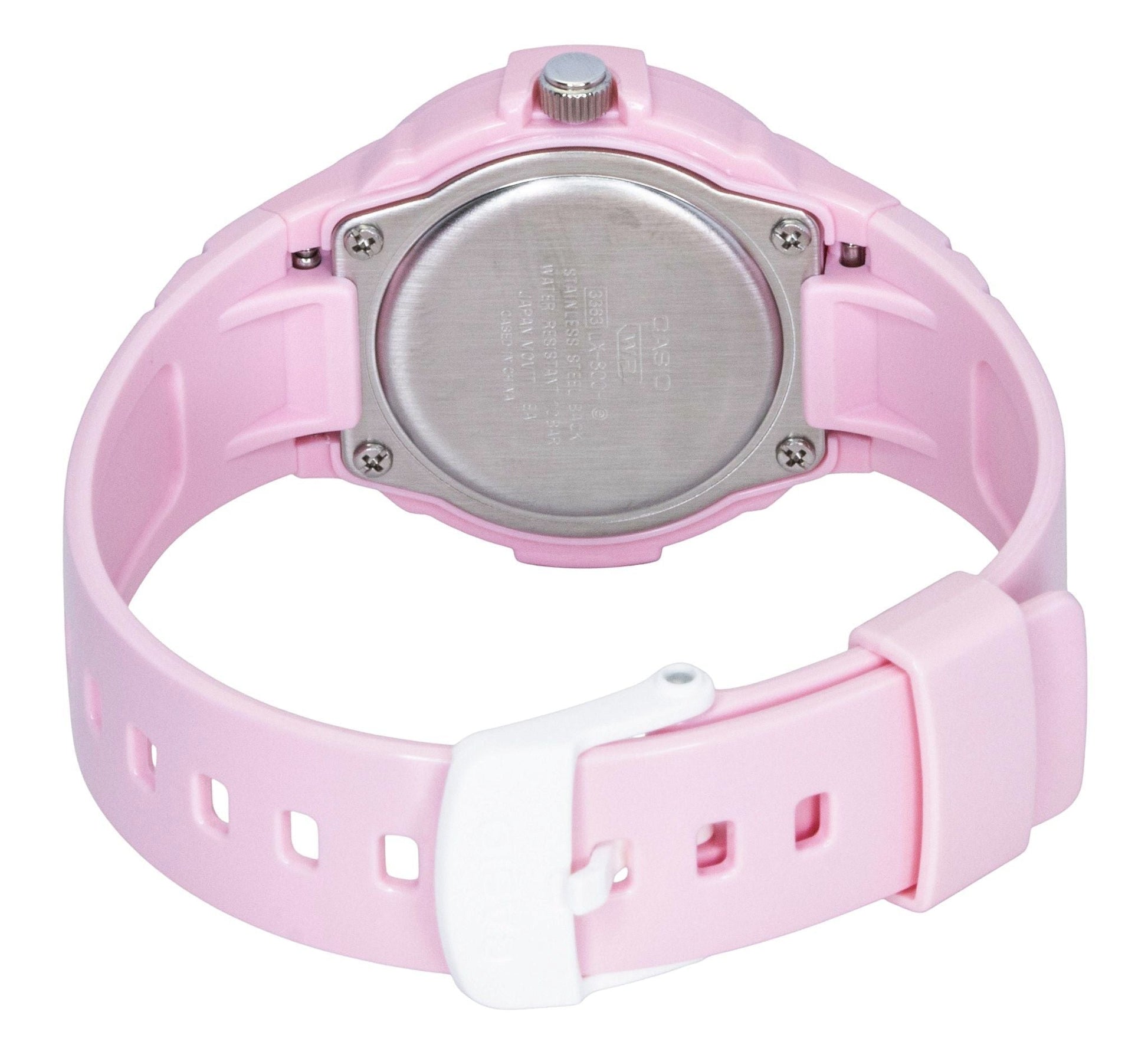 Casio Analog Bio - Based Resin Strap White Dial Quartz LX - 800H - 4AV 100M Women's Watch - Prestige Stones