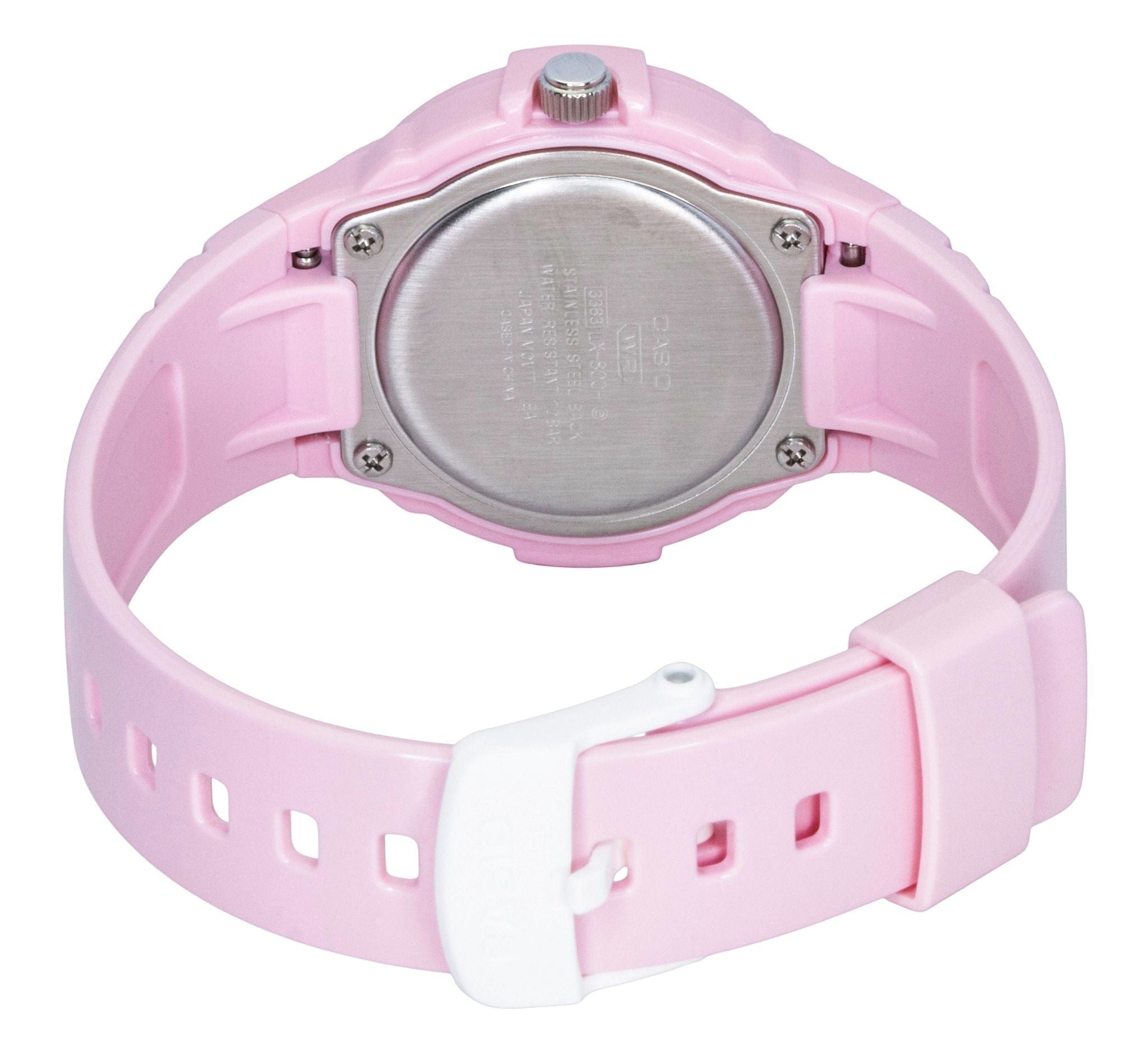 Casio Analog Bio - Based Resin Strap White Dial Quartz LX - 800H - 4AV 100M Women's Watch - Prestige Stones