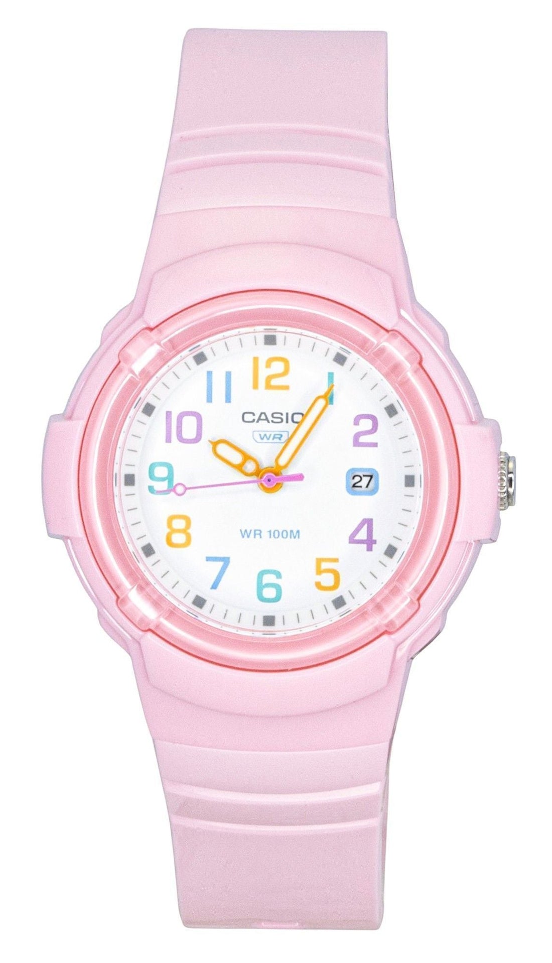 Casio Analog Bio - Based Resin Strap White Dial Quartz LX - 800H - 4AV 100M Women's Watch - Prestige Stones