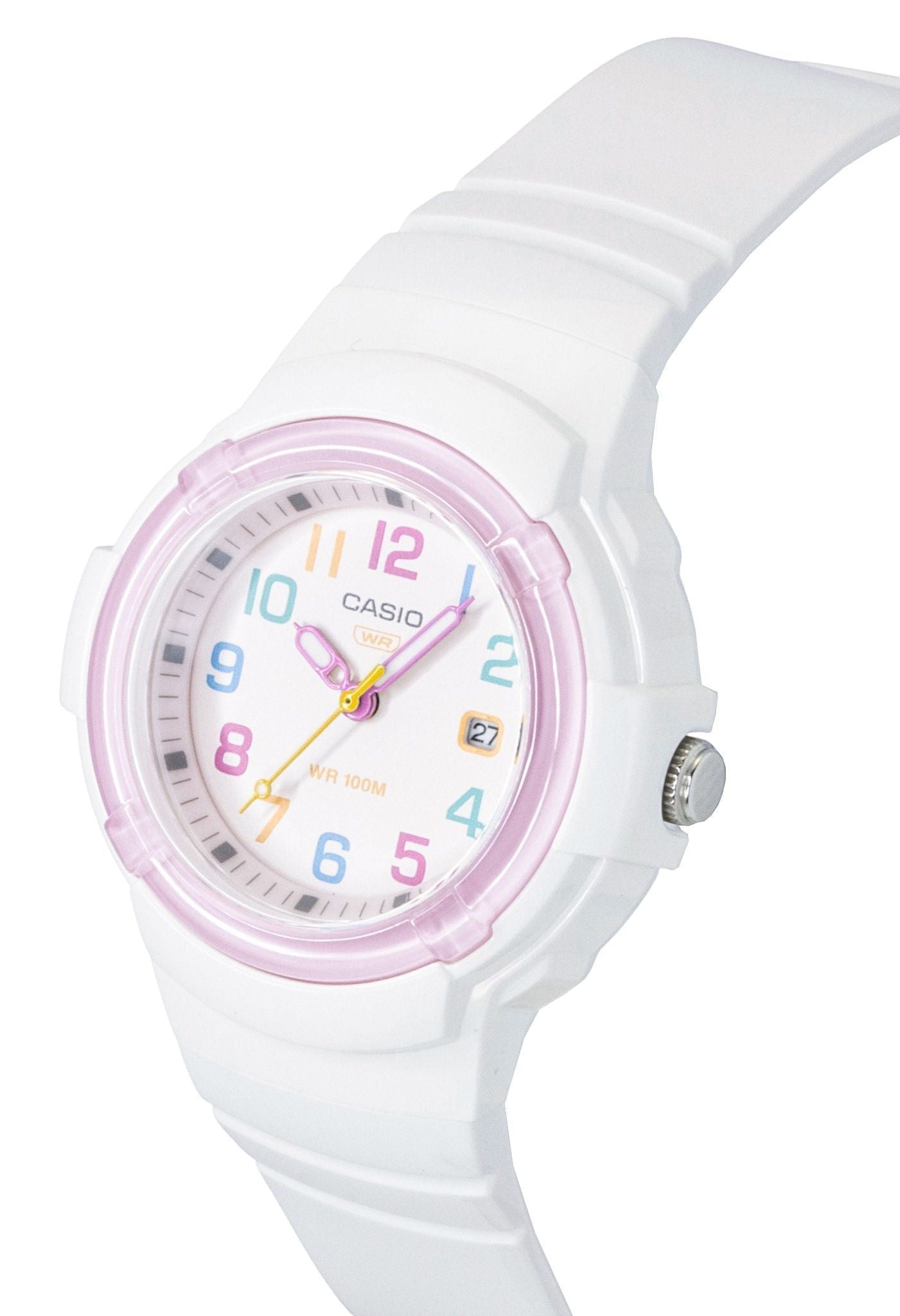 Casio Analog Bio - Based Resin Strap White Dial Quartz LX - 800H - 7A1V 100M Women's Watch - Prestige Stones
