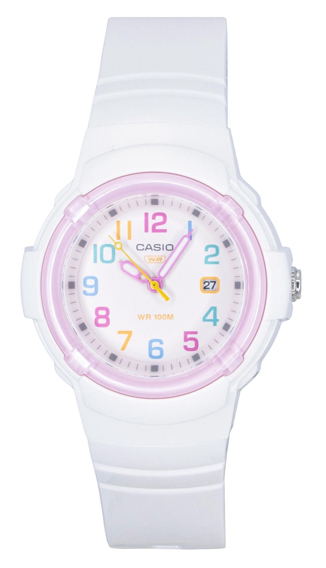 Casio Analog Bio - Based Resin Strap White Dial Quartz LX - 800H - 7A1V 100M Women's Watch - Prestige Stones