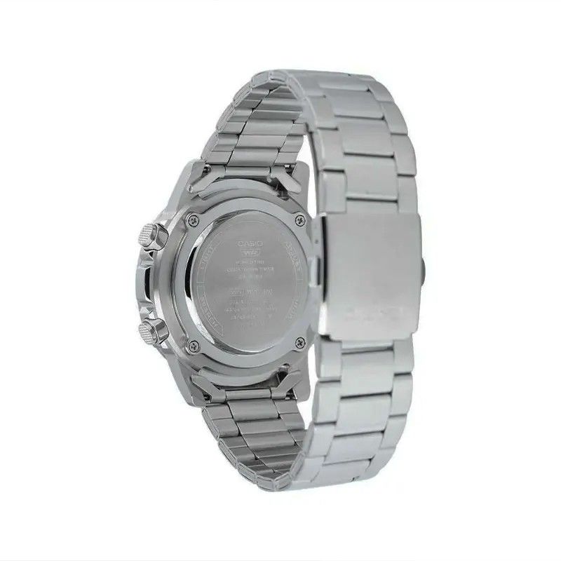Casio Analog Digital Combination Stainless Steel Blue Dial Quartz AMW - 880D - 2A1V Men's Watch - Prestige Stones