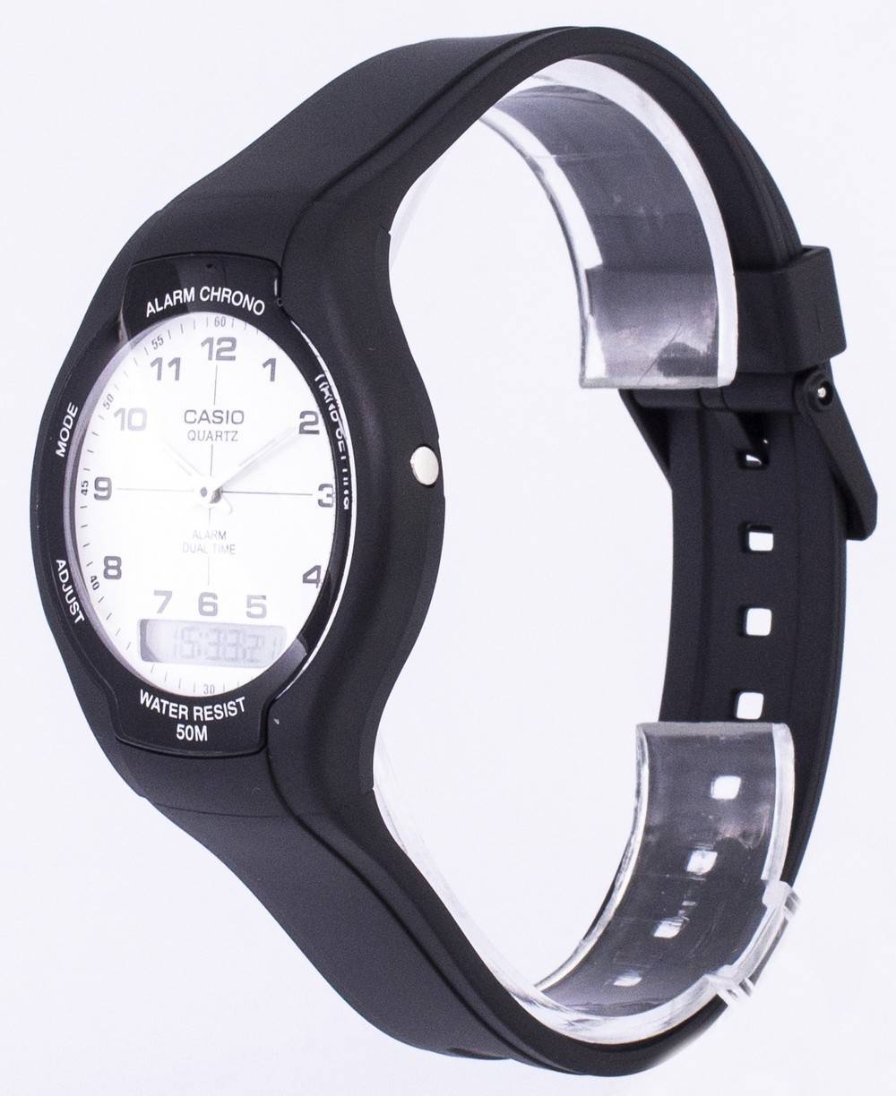 Casio Analog Digital Dual Time AW - 90H - 7BVDF AW90H - 7BVDF Men's Watch - Prestige Stones