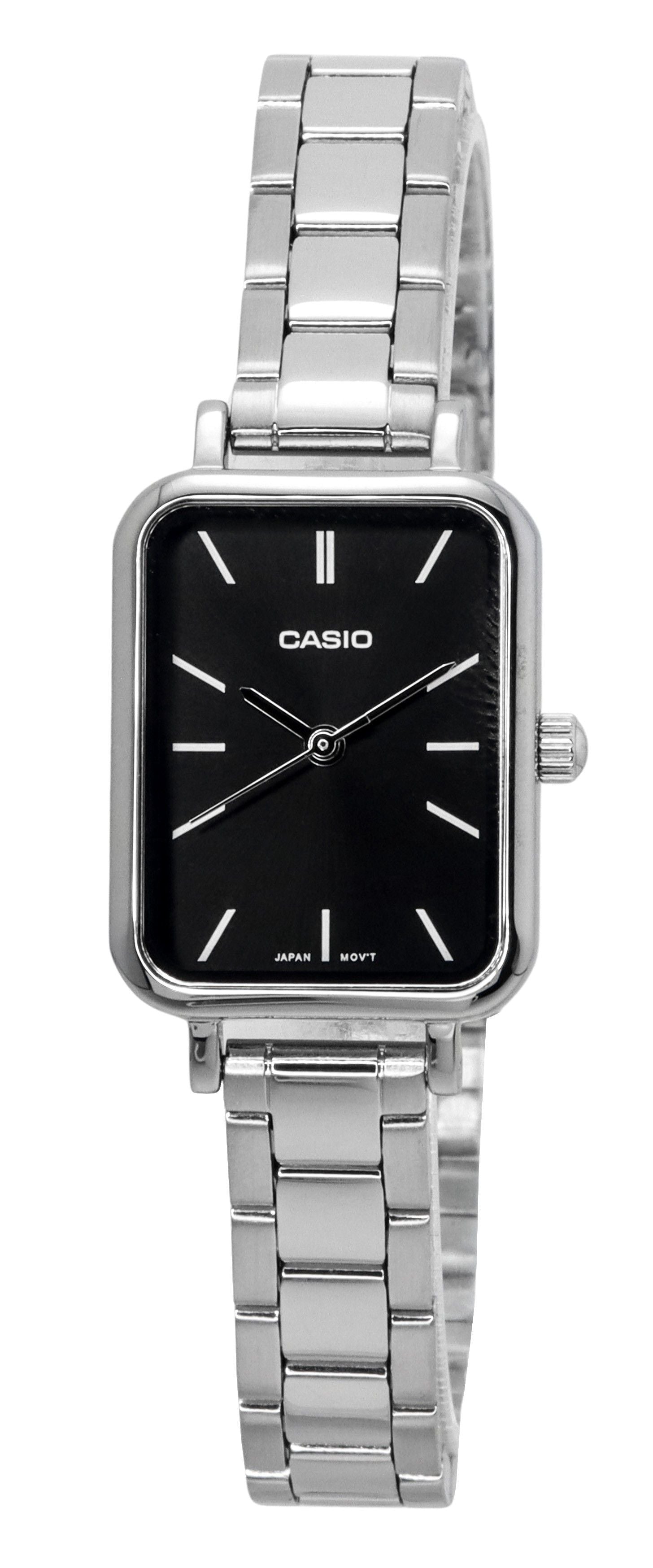 Casio Analog Stainless Steel Black Dial Quartz LTP - V009D - 1E Women's Watch - Prestige Stones