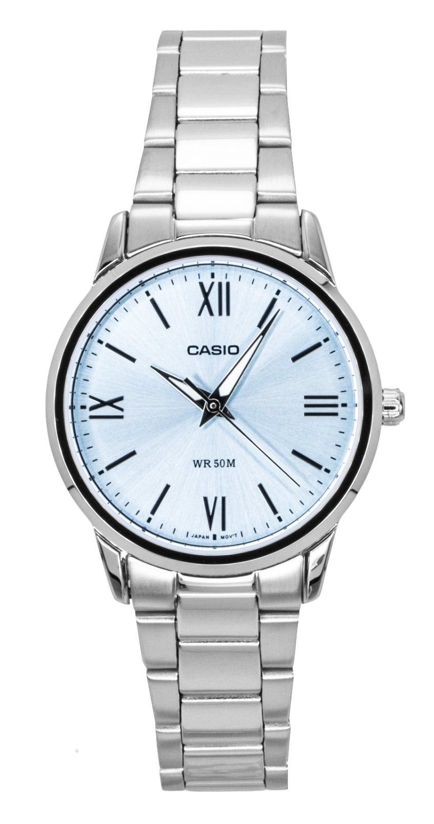 Casio Analog Stainless Steel Mint Blue Dial Quartz LTP - 1303DD - 2AV Women's Watch - Prestige Stones