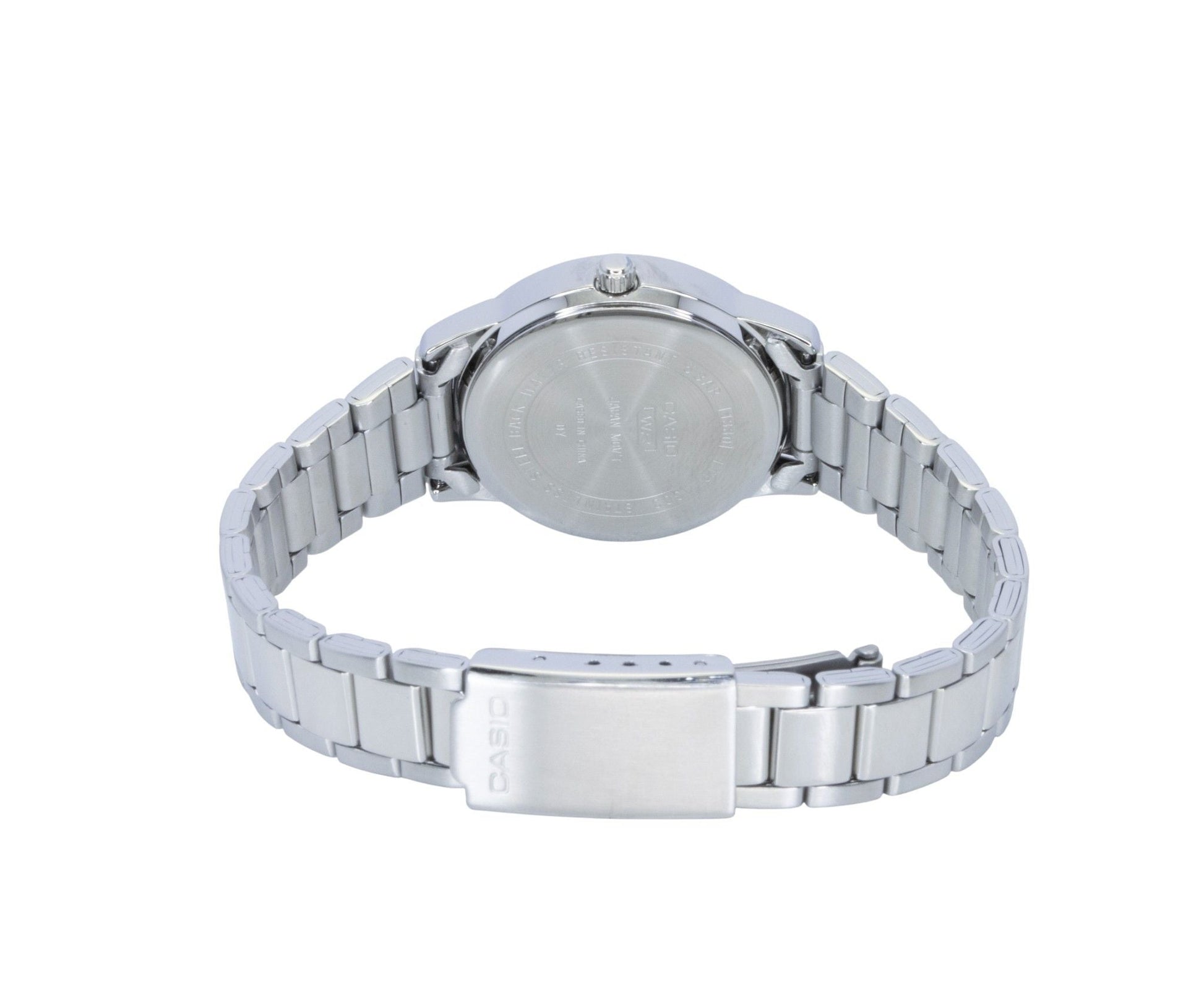 Casio Analog Stainless Steel Silver Dial Quartz LTP - 1303DD - 7AV Women's Watch - Prestige Stones