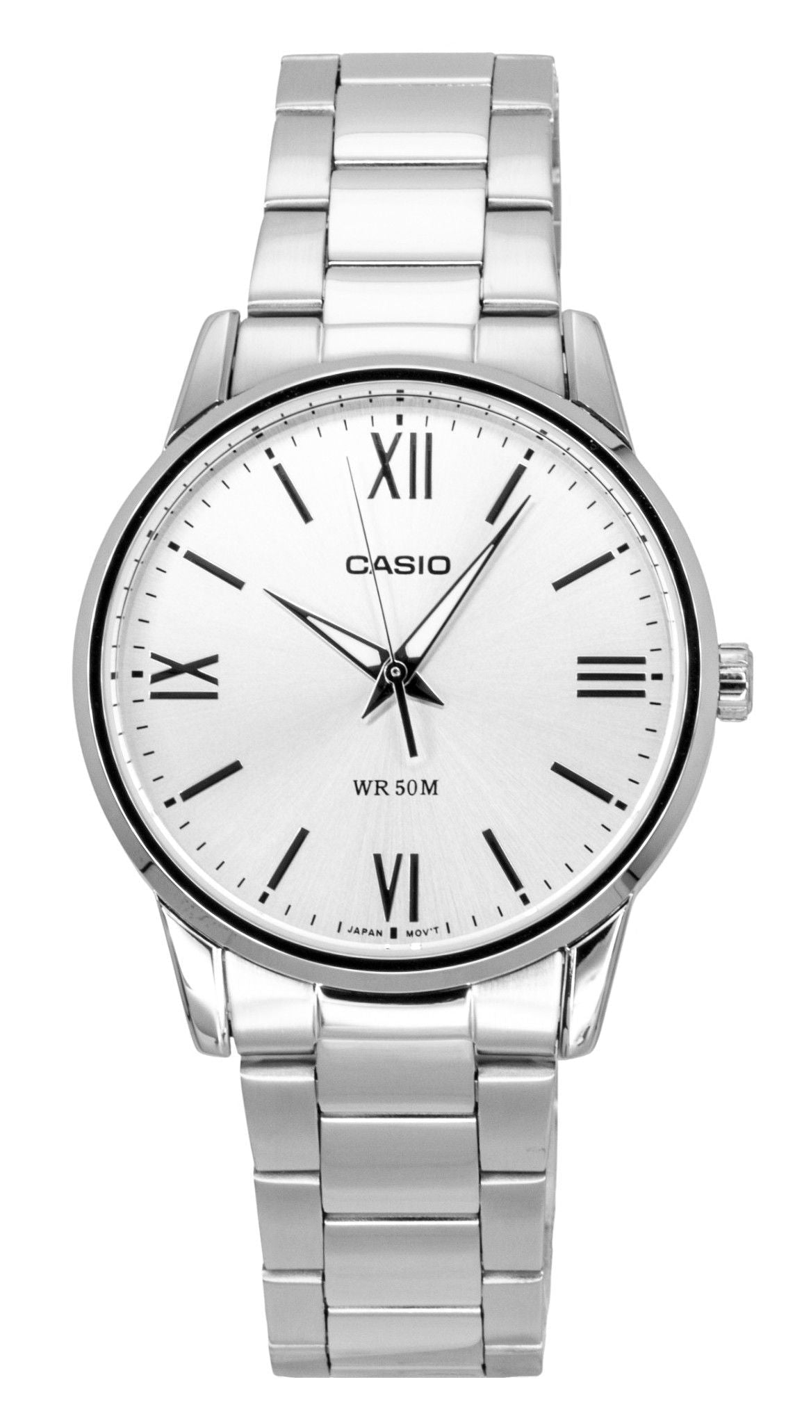 Casio Analog Stainless Steel Silver Dial Quartz MTP - 1303DD - 7AV Men's Watch - Prestige Stones