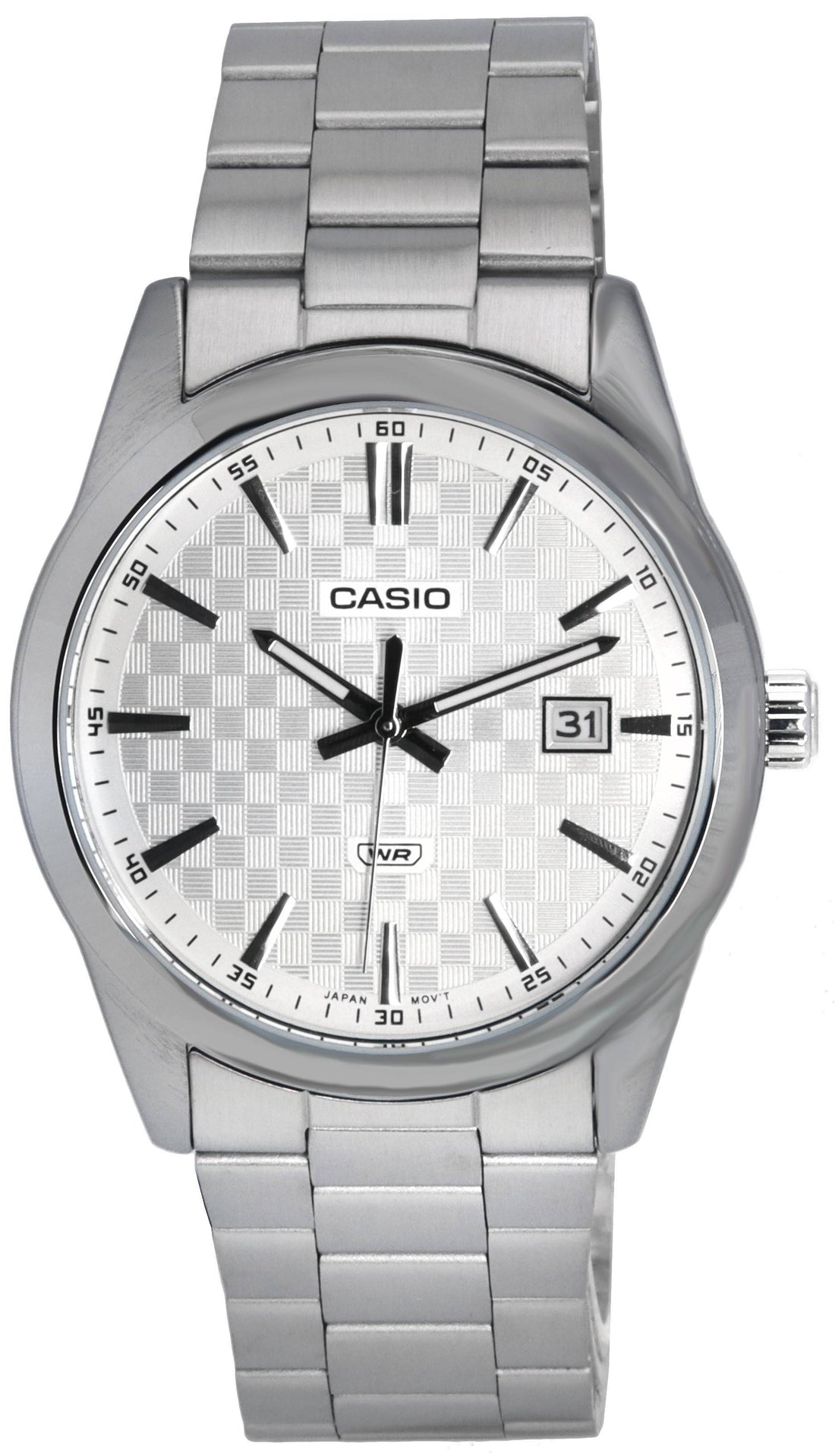 Casio Analog Stainless Steel Silver Dial Quartz MTP - VD03D - 7A MTPVD03D - 7 Men's Watch - Prestige Stones