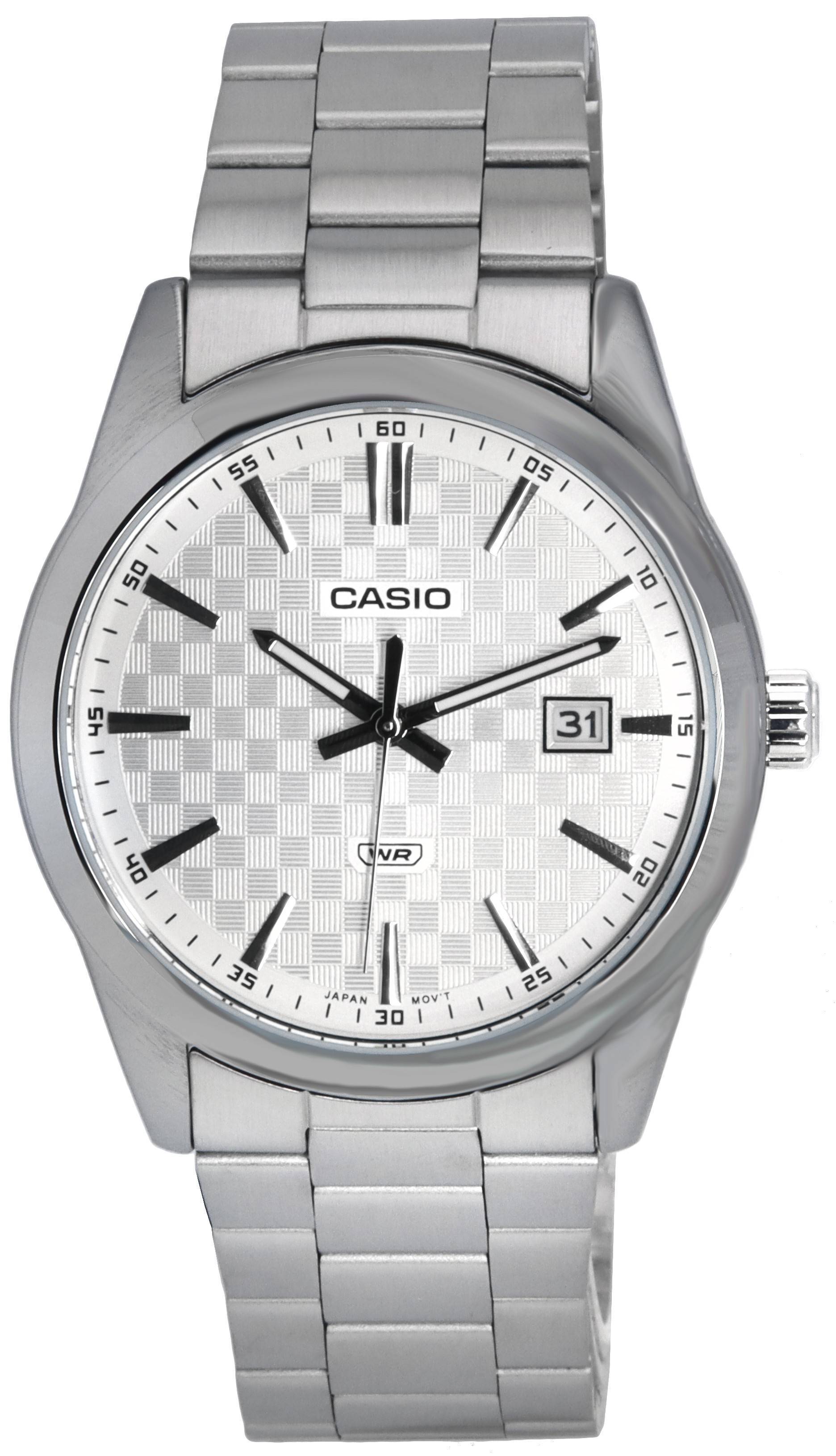 Casio Analog Stainless Steel Silver Dial Quartz MTP - VD03D - 7A MTPVD03D - 7 Men's Watch - Prestige Stones