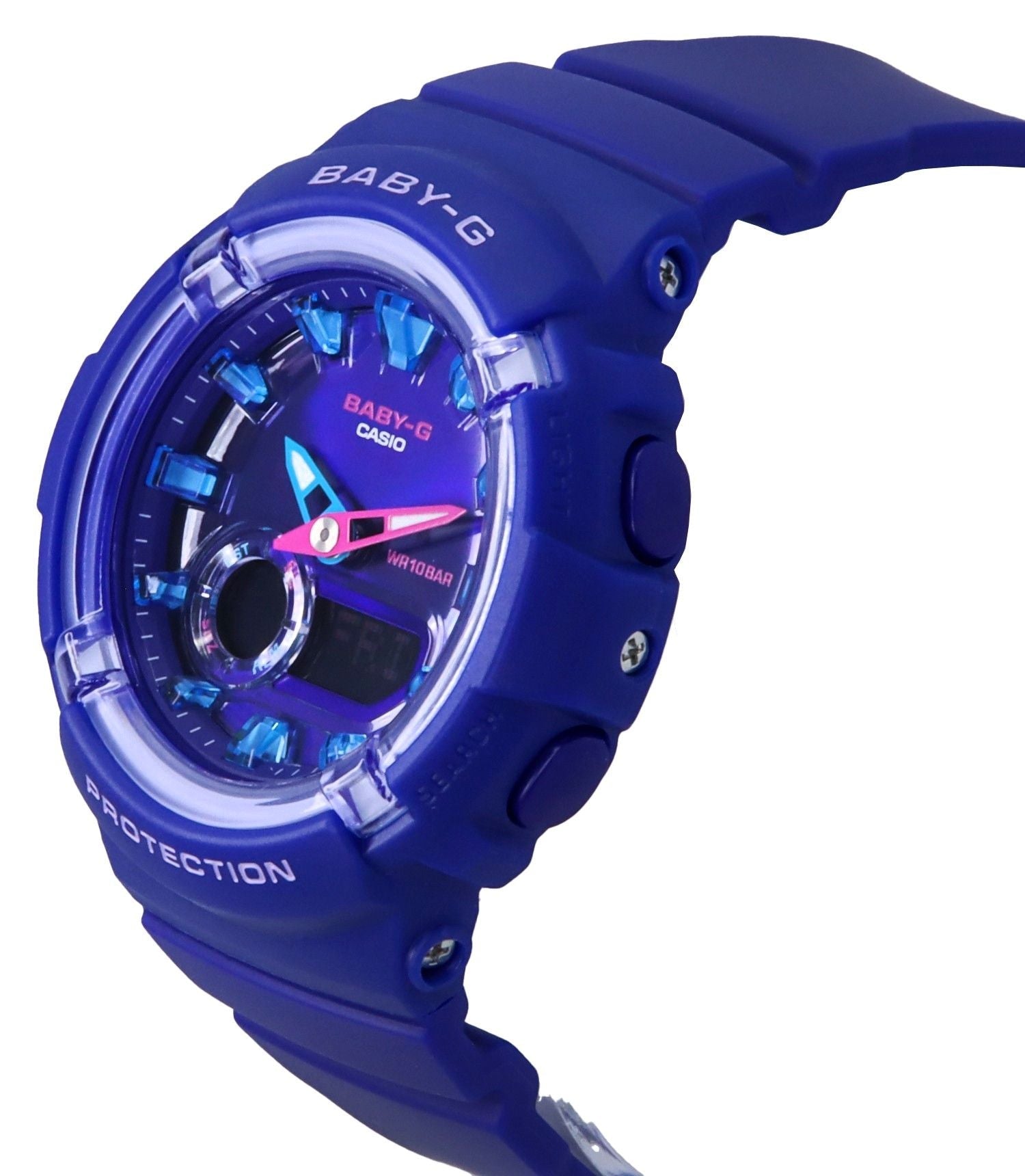 Casio Baby - G Analog Digital Resin Strap Blue Dial Quartz BGA - 280DN - 2A 100M Women's Watch - Prestige Stones