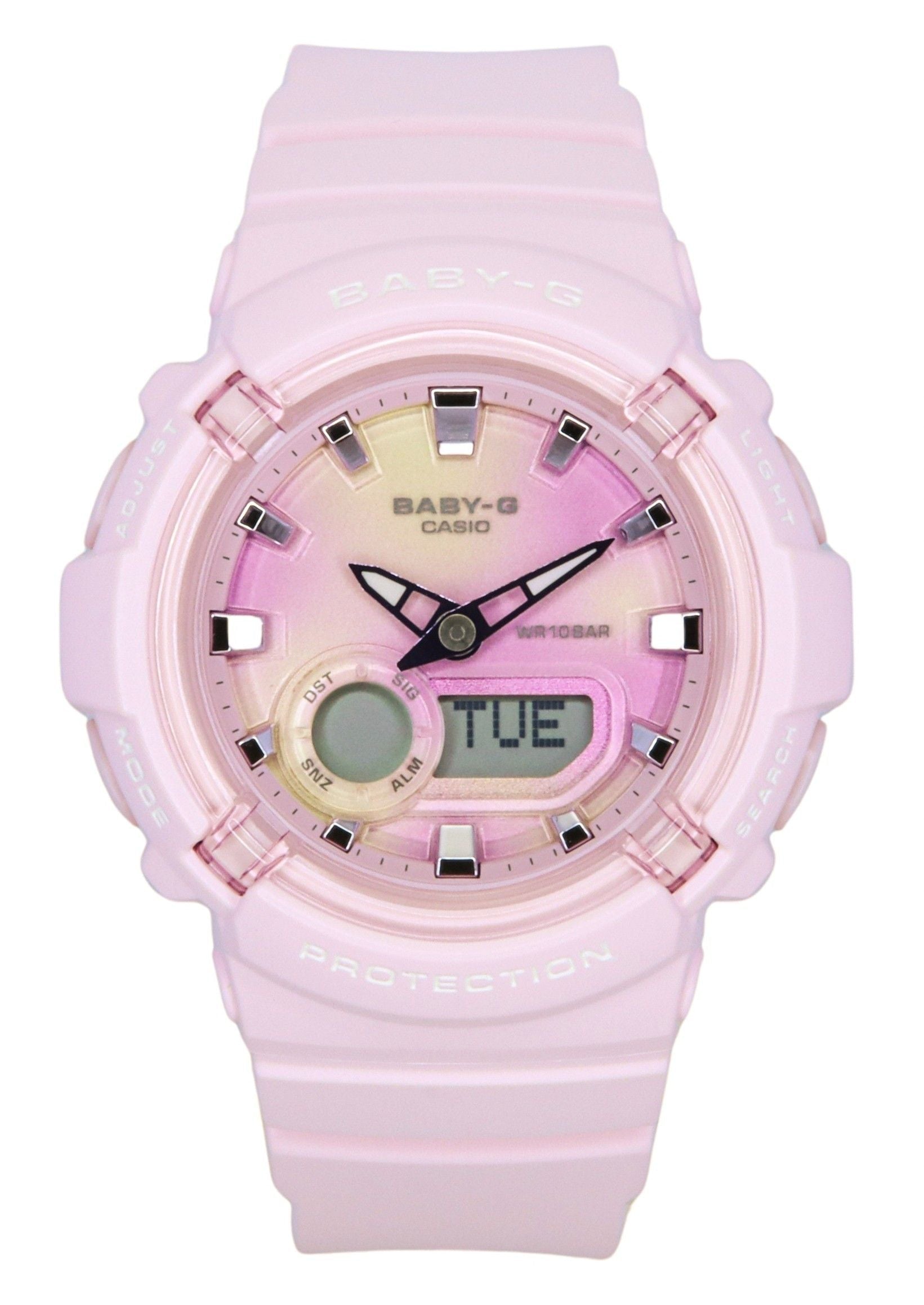 Casio Baby - G Analog Digital Resin Strap Multicolor Dial Quartz BGA - 280TD - 4A 100M Women's Watch - Prestige Stones