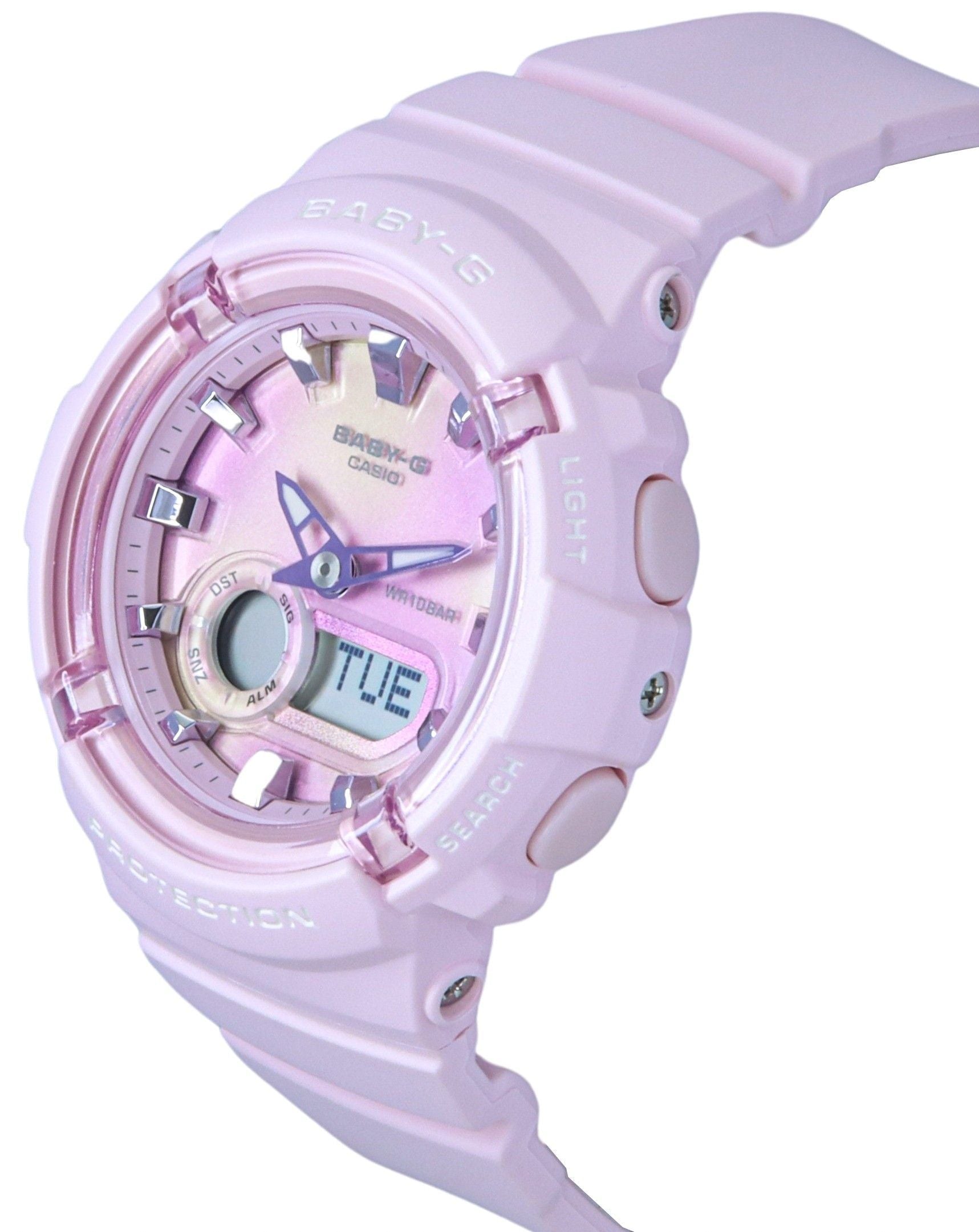 Casio Baby - G Analog Digital Resin Strap Multicolor Dial Quartz BGA - 280TD - 4A 100M Women's Watch - Prestige Stones