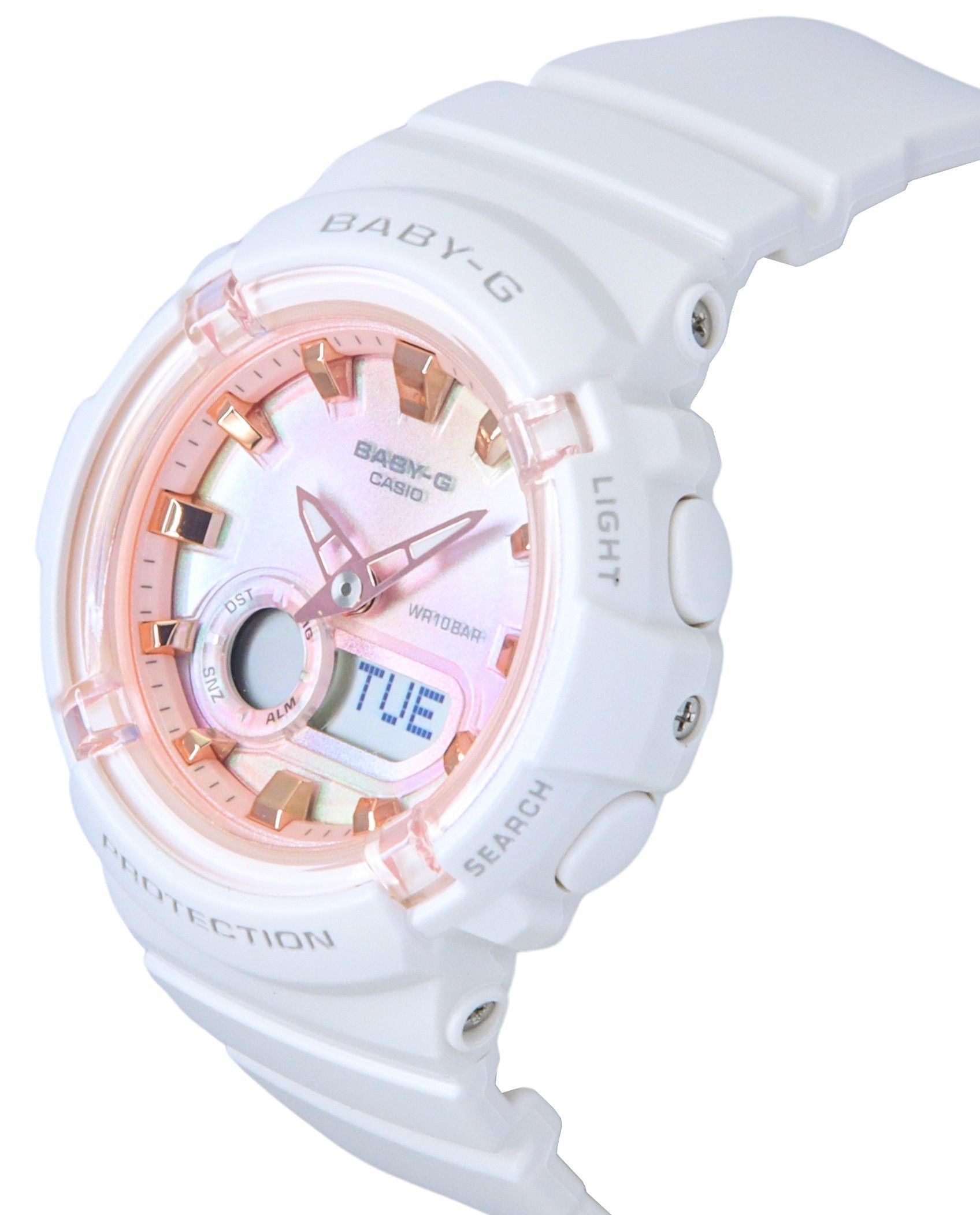Casio Baby - G Analog Digital Resin Strap Multicolor Dial Quartz BGA - 280TD - 7A 100M Women's Watch - Prestige Stones