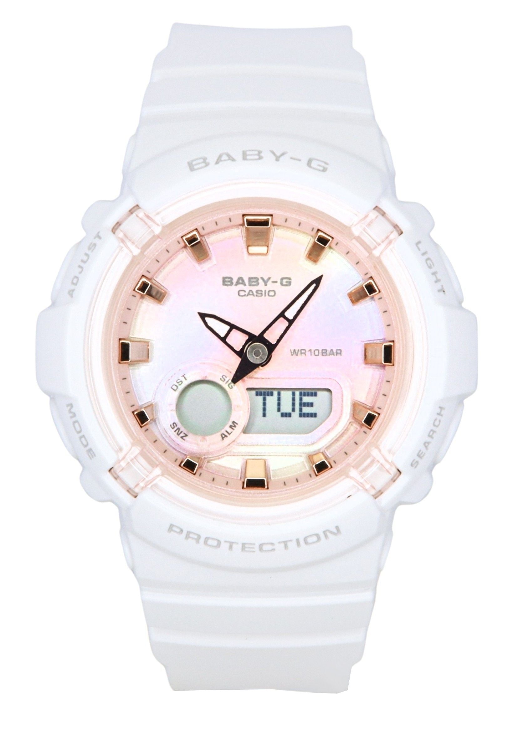 Casio Baby - G Analog Digital Resin Strap Multicolor Dial Quartz BGA - 280TD - 7A 100M Women's Watch - Prestige Stones