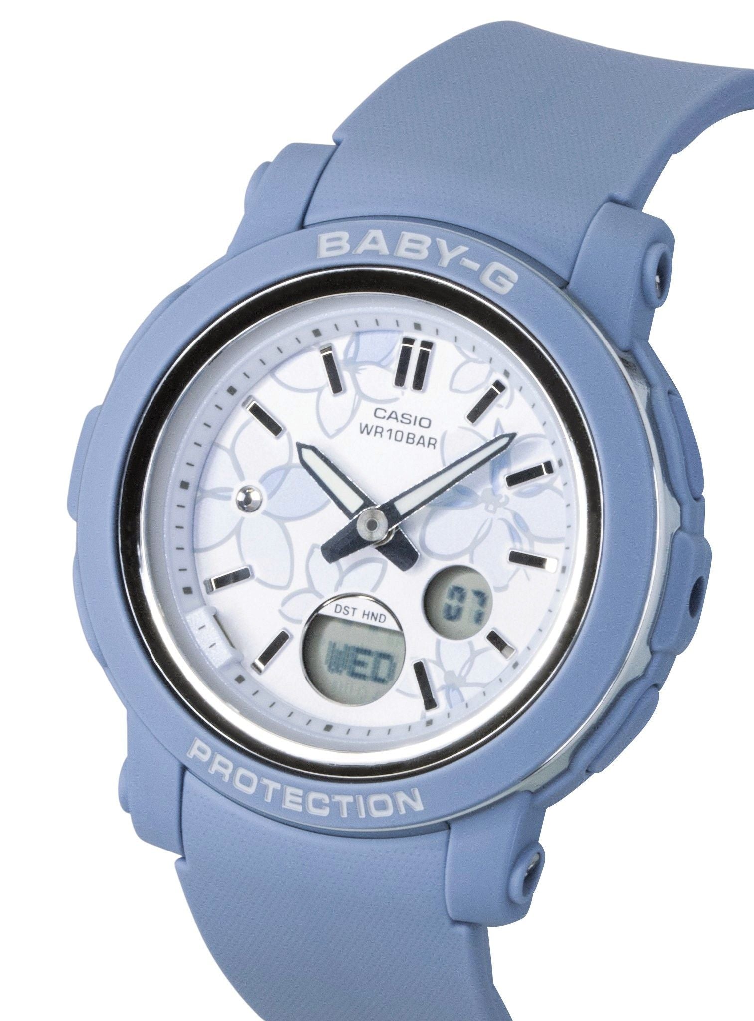 Casio Baby - G Analog Digital Resin Strap Multicolor Dial Quartz BGA - 290FL - 2A 100M Women's Watch - Prestige Stones