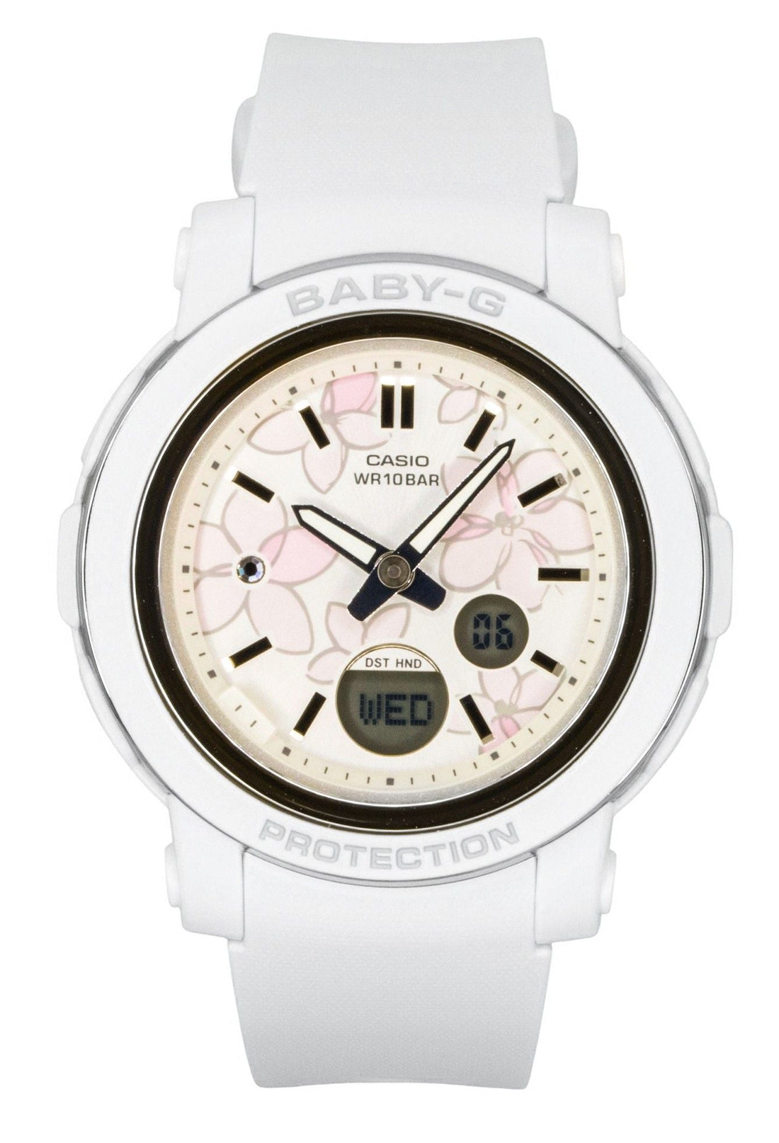Casio Baby - G Analog Digital Resin Strap Multicolor Dial Quartz BGA - 290FL - 7A 100M Women's Watch - Prestige Stones