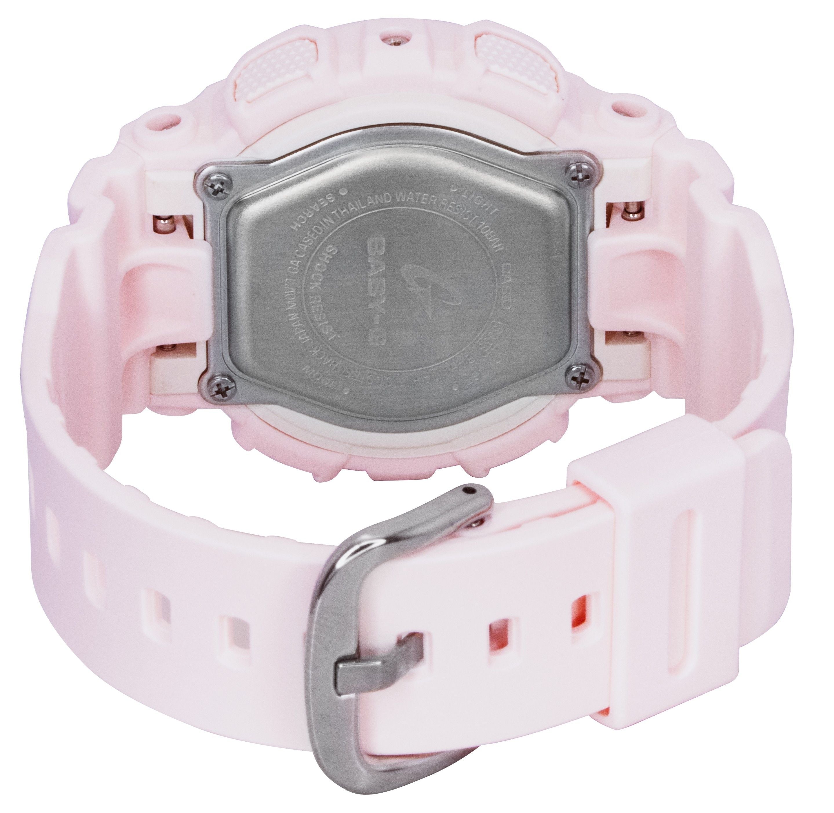 Casio Baby - G Analog Digital Resin Strap Pink Dial Quartz BA - 110AH - 4A 100M Women's Watch - Prestige Stones