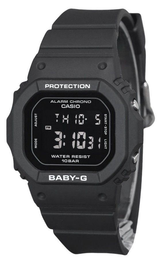 Casio Baby - G Digital Black Resin Strap Quartz BGD - 565U - 1 100M Women's Watch - Prestige Stones
