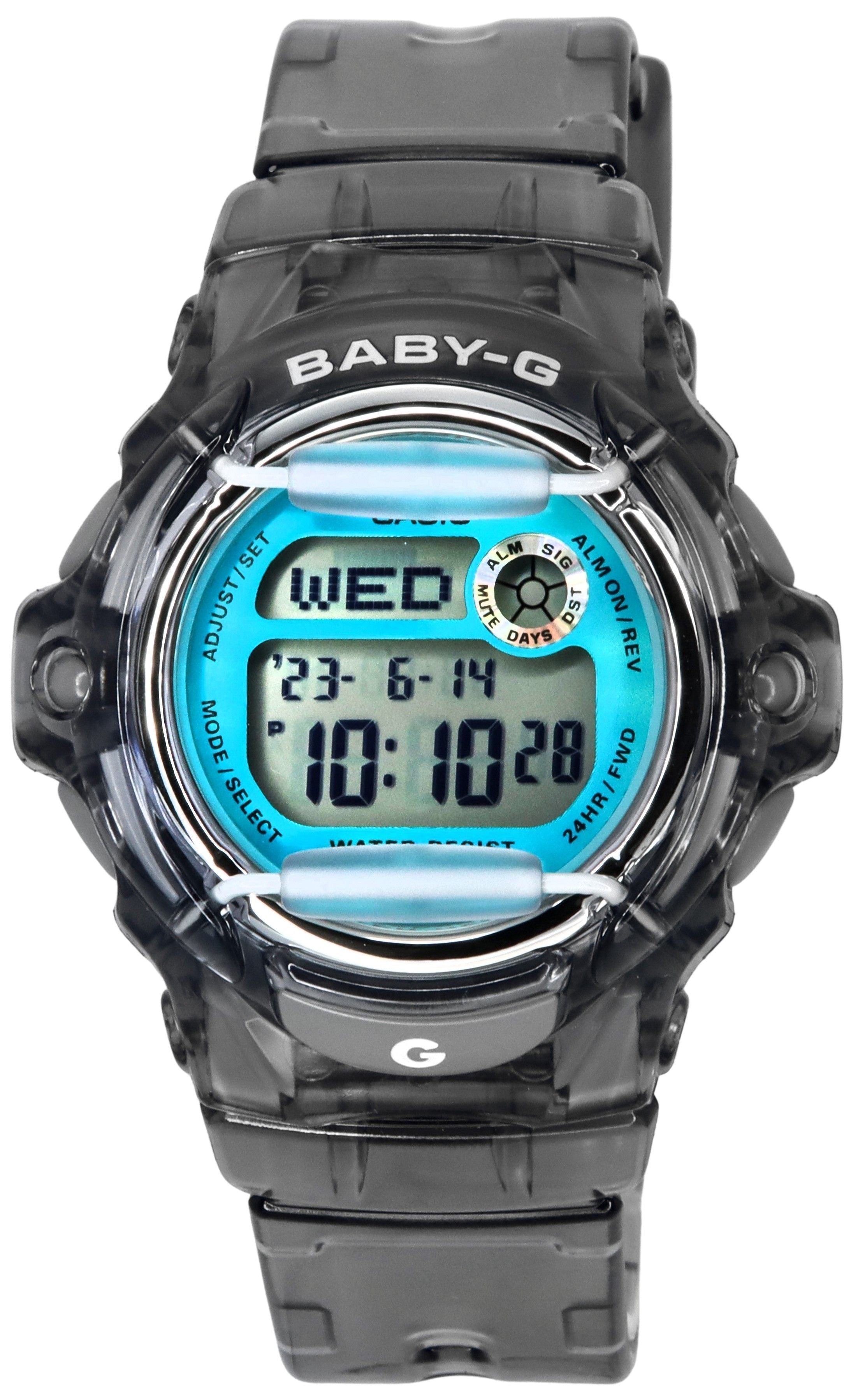 Casio Baby - G Digital Grey Resin Strap Quartz BG - 169U - 8B 200M Women's Watch - Prestige Stones