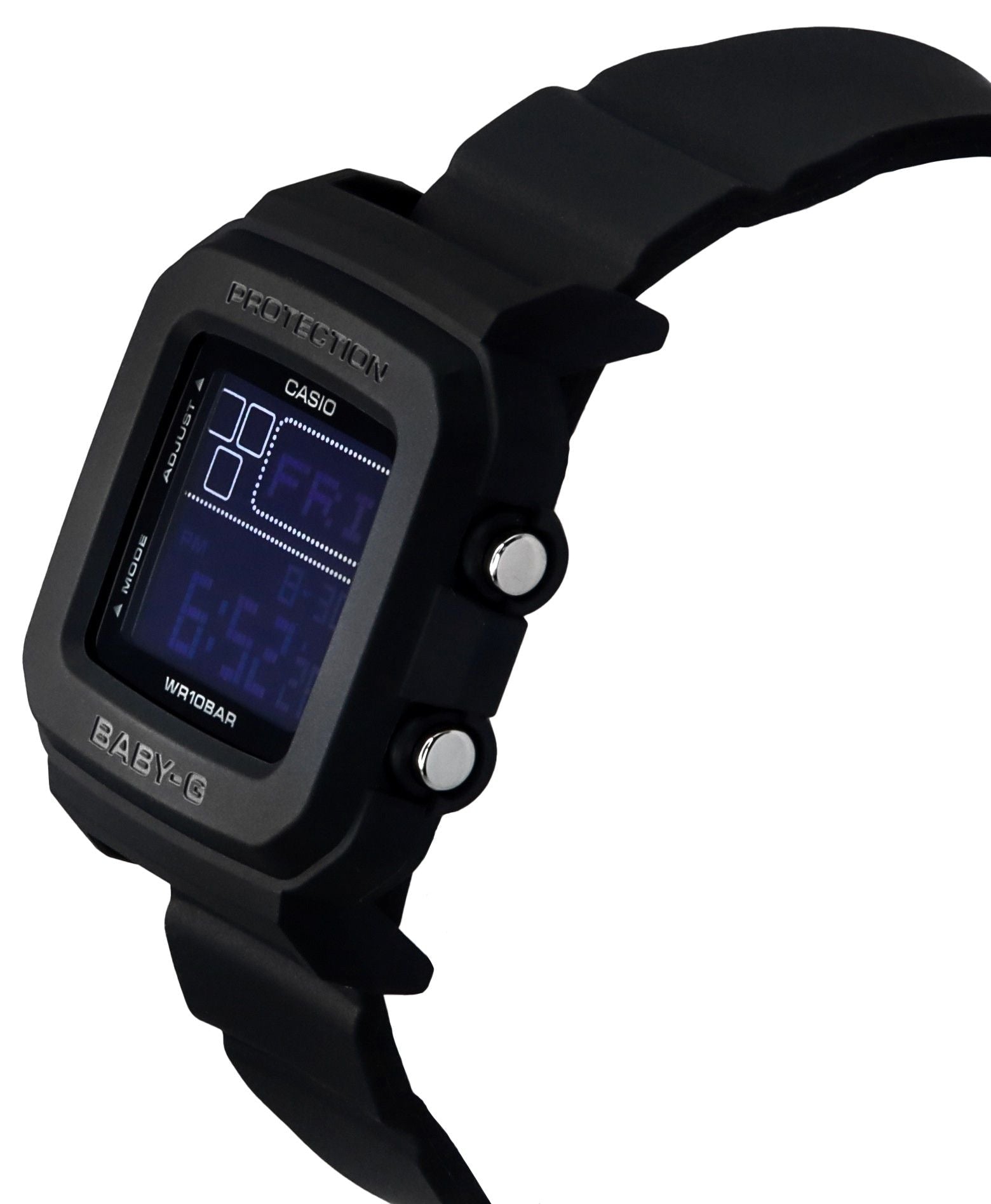 Casio Baby - G Digital Resin Strap Black Dial Quartz BGD - 10 - 1 100M Women's Watch - Prestige Stones